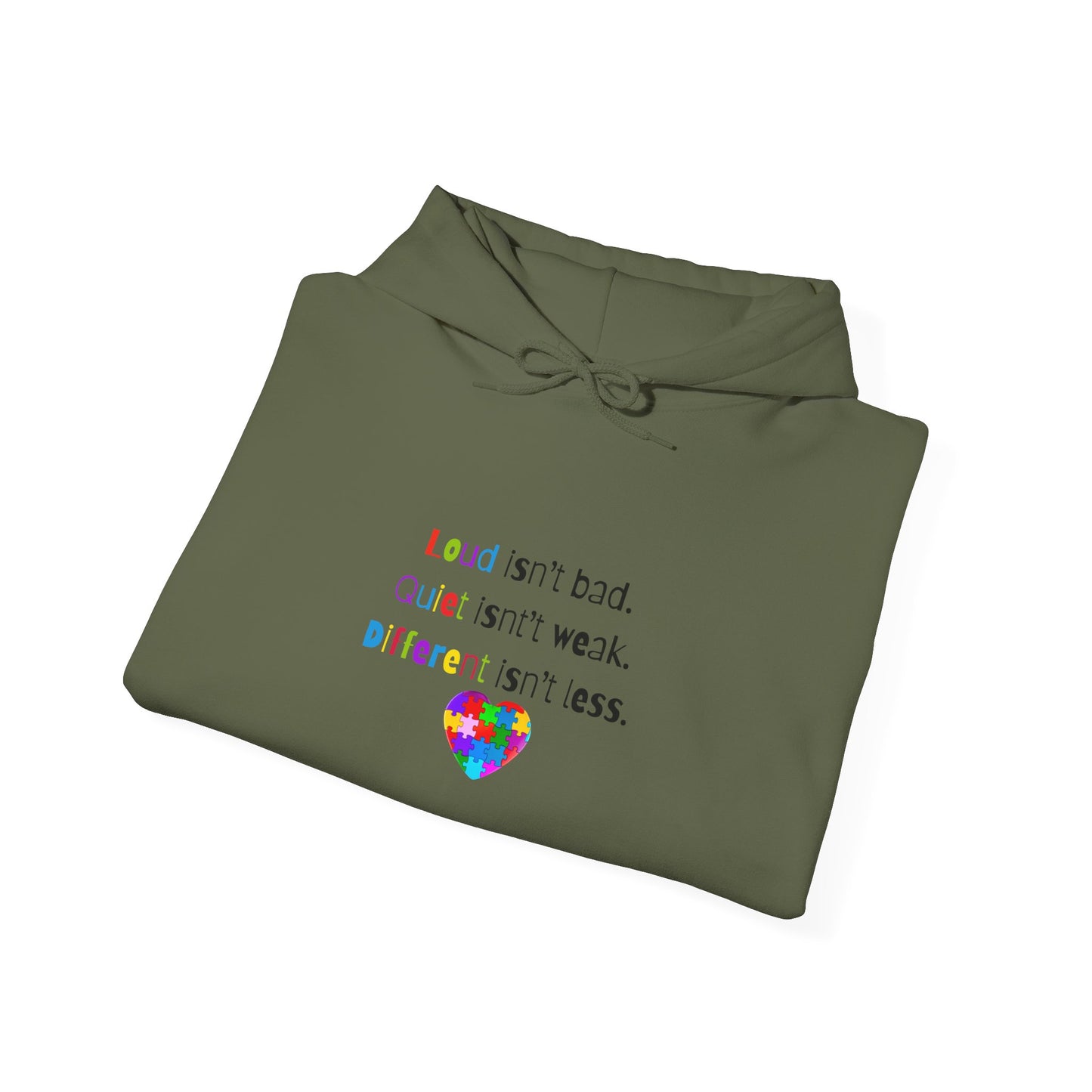 Loud. Quiet. Different - Autism Awareness Hoodie