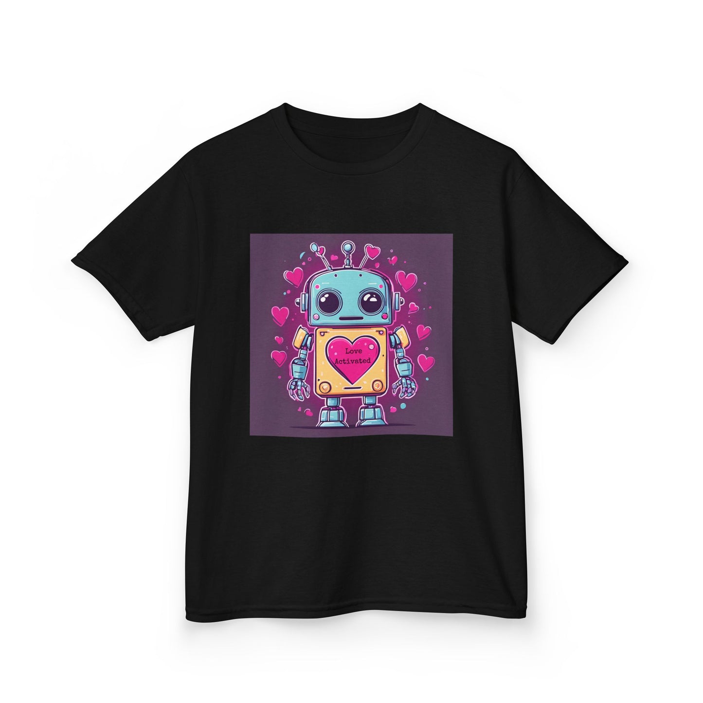 Love Activated - Robot Valentine's Kids' Tee
