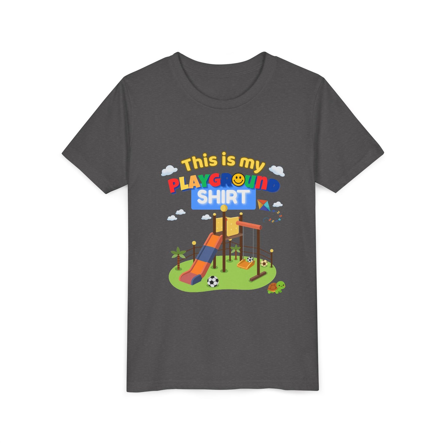 This Is My Playground Shirt Youth Tee | Playground Slide Graphic Shirt