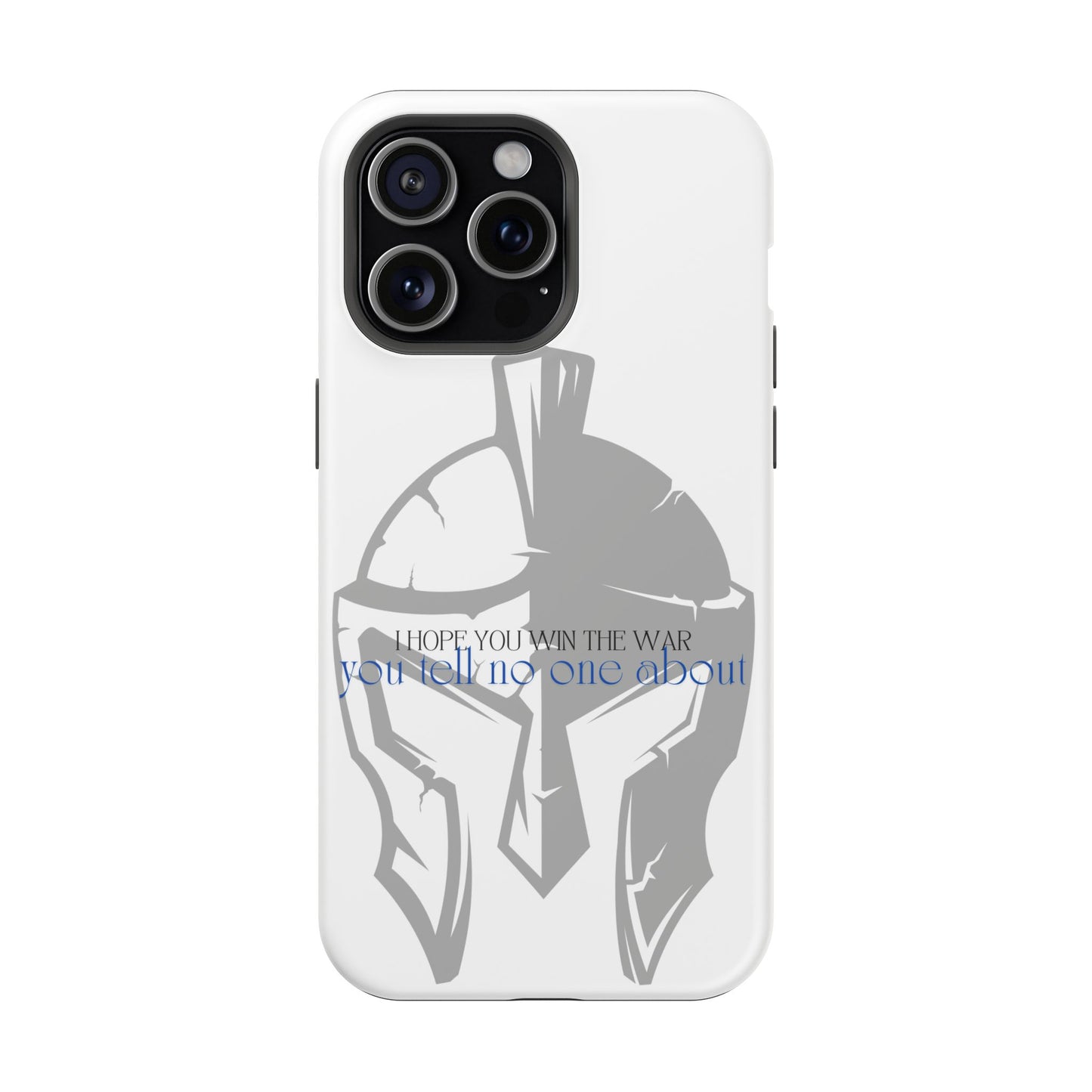 Spartan Strength: Win the War You Tell No One About - Mental Health Awareness Phone Case