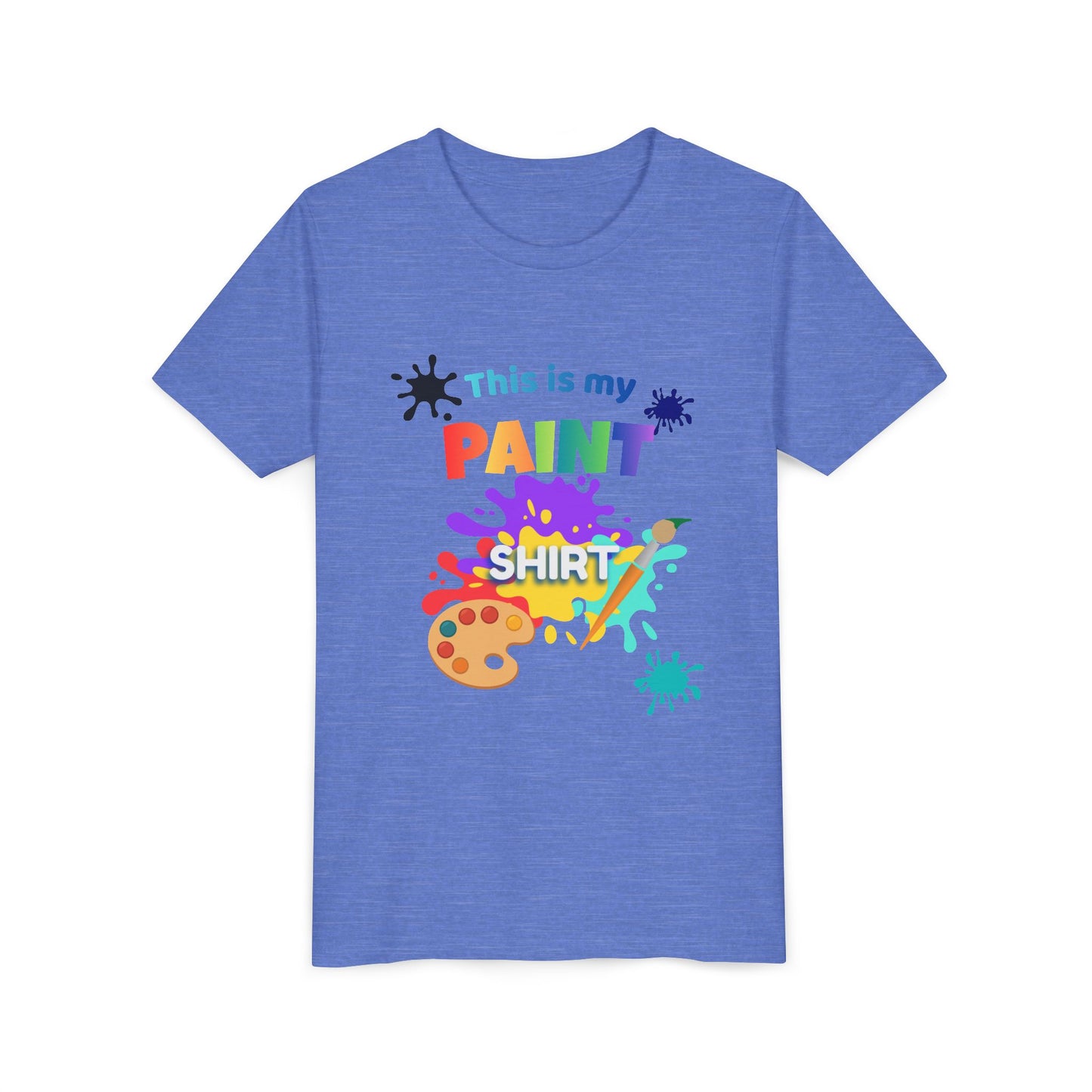 This Is My Paint Shirt Youth Tee SP | Kids Art Palette T-Shirt