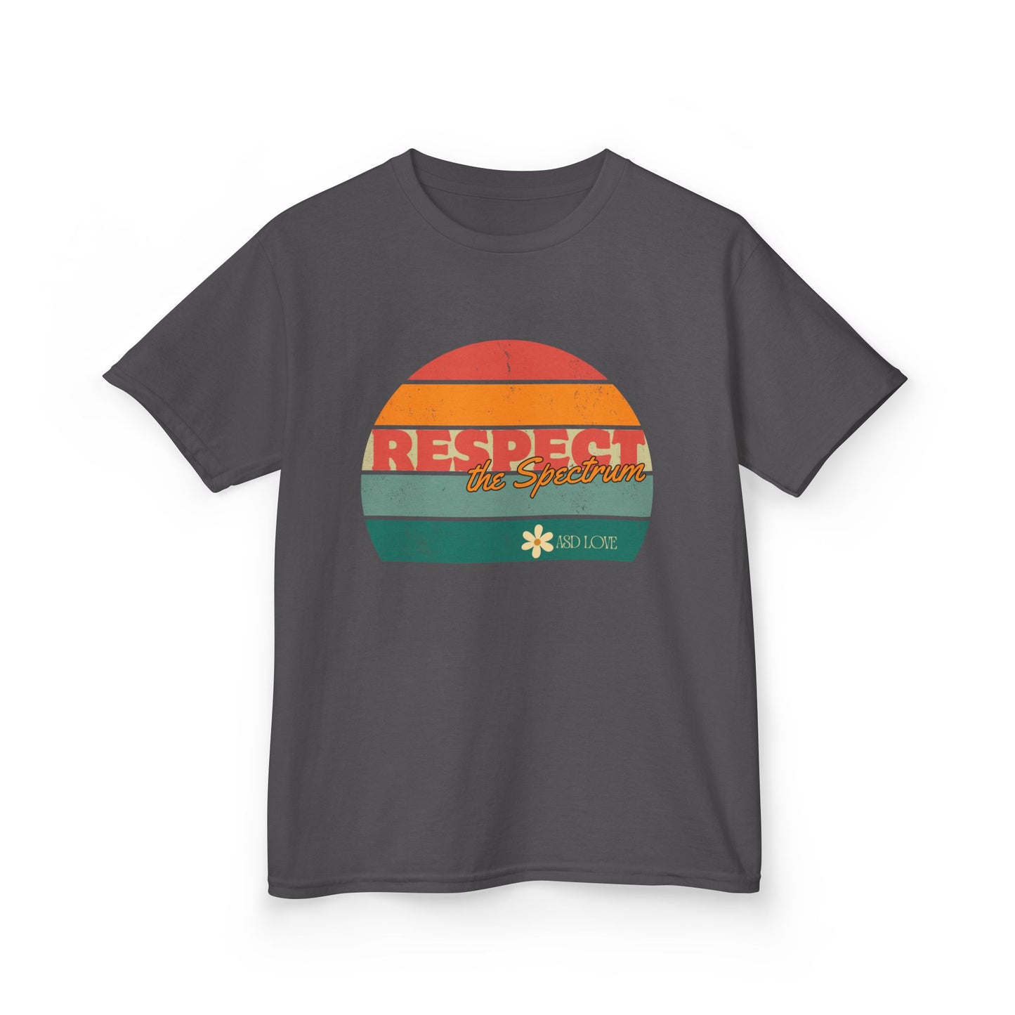 Respect the Spectrum - Rainbow Autism Awarness Kids Tee