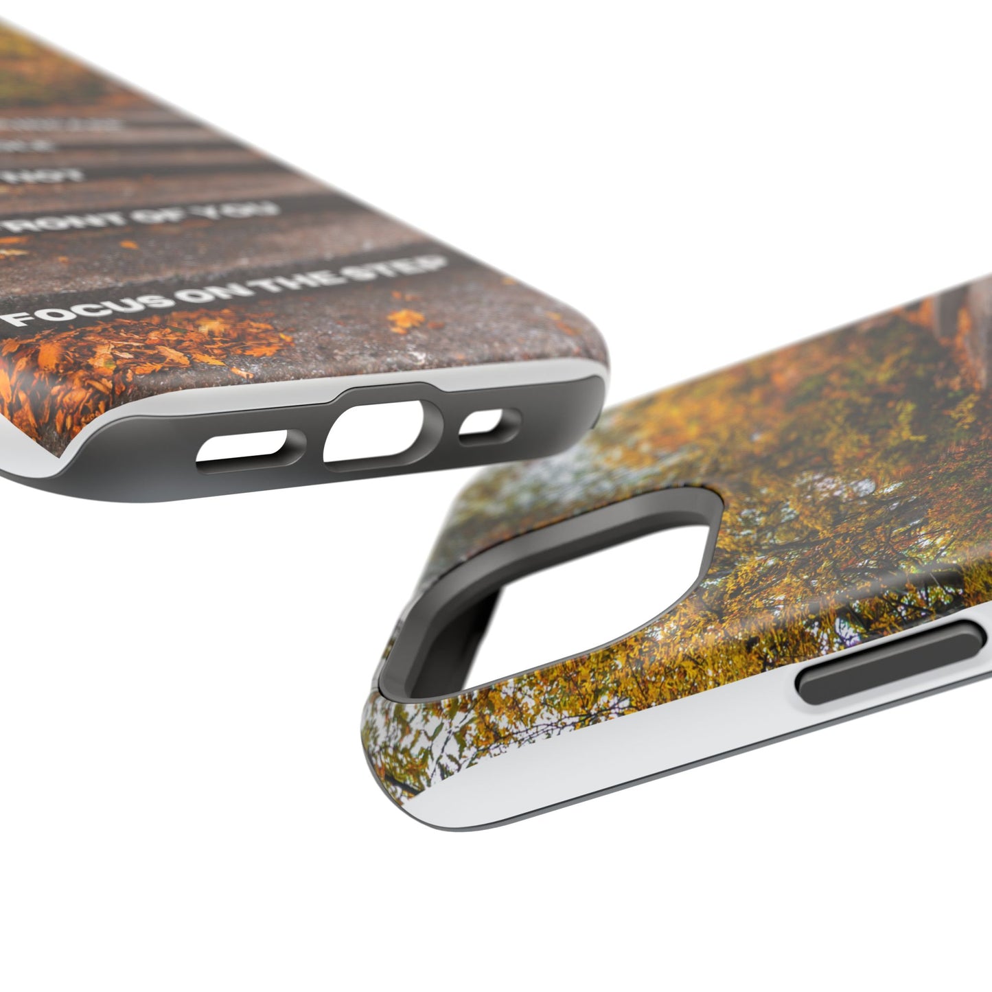 Autumn Steps: Focus on the Journey - Positive Reminder Phone Case