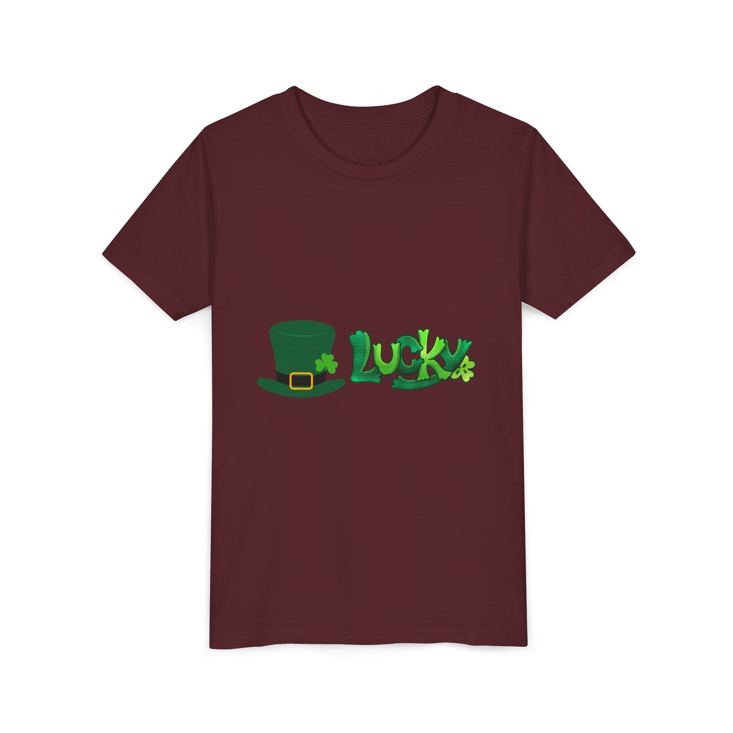 Lucky St. Patricks Day Shamrock Tee | Youth T-Shirt