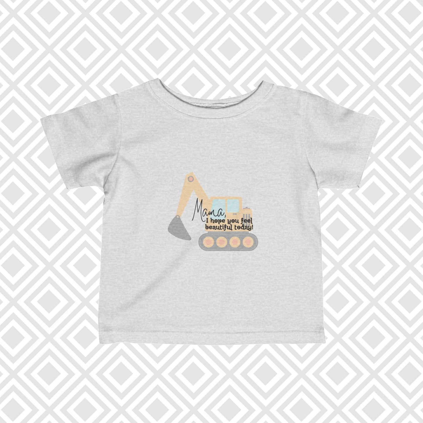 Mama, I Hope You Feel Beautiful Today - Toddler T-Shirt | Soft & Durable Kids Tee | Inspirational Clothing | Uplifting Motherhood - Tractor