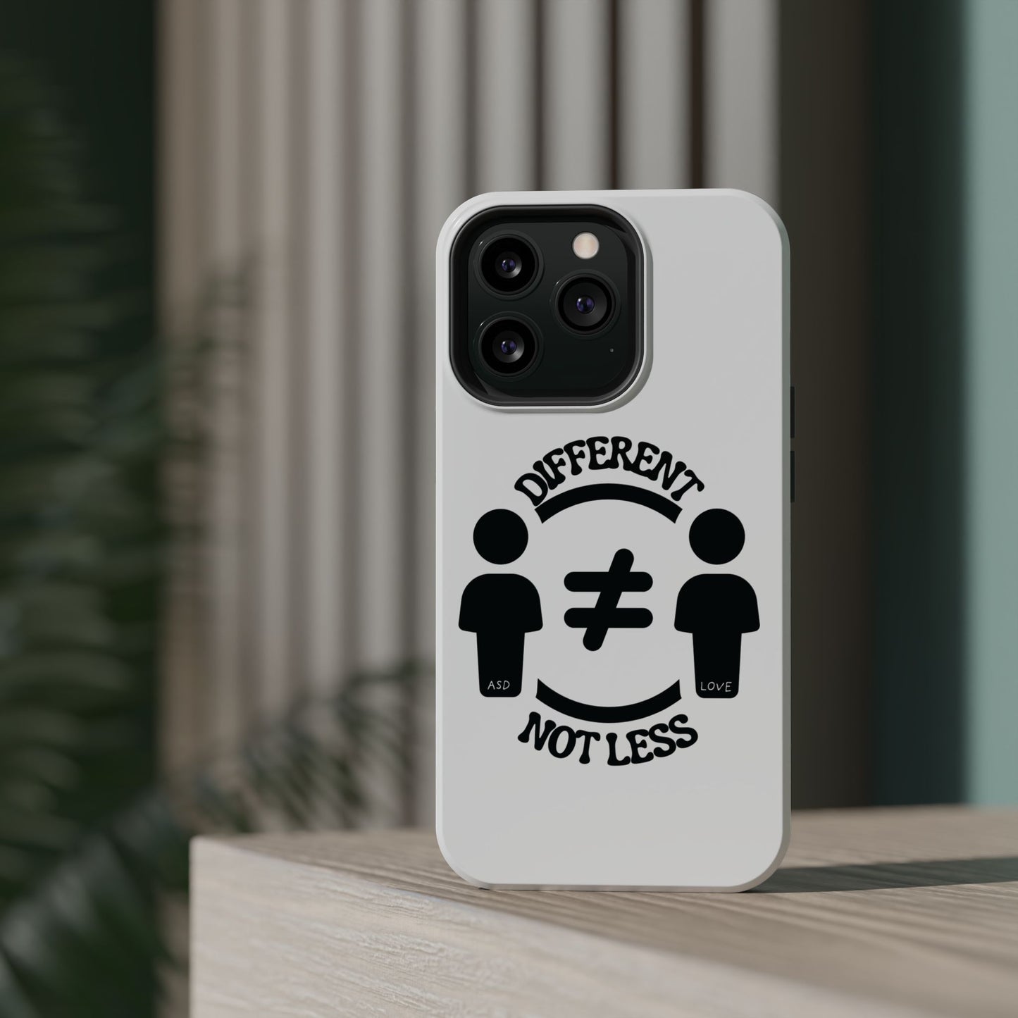 Silhouette Harmony: Different, Not Less - ASD Awareness Phone Case