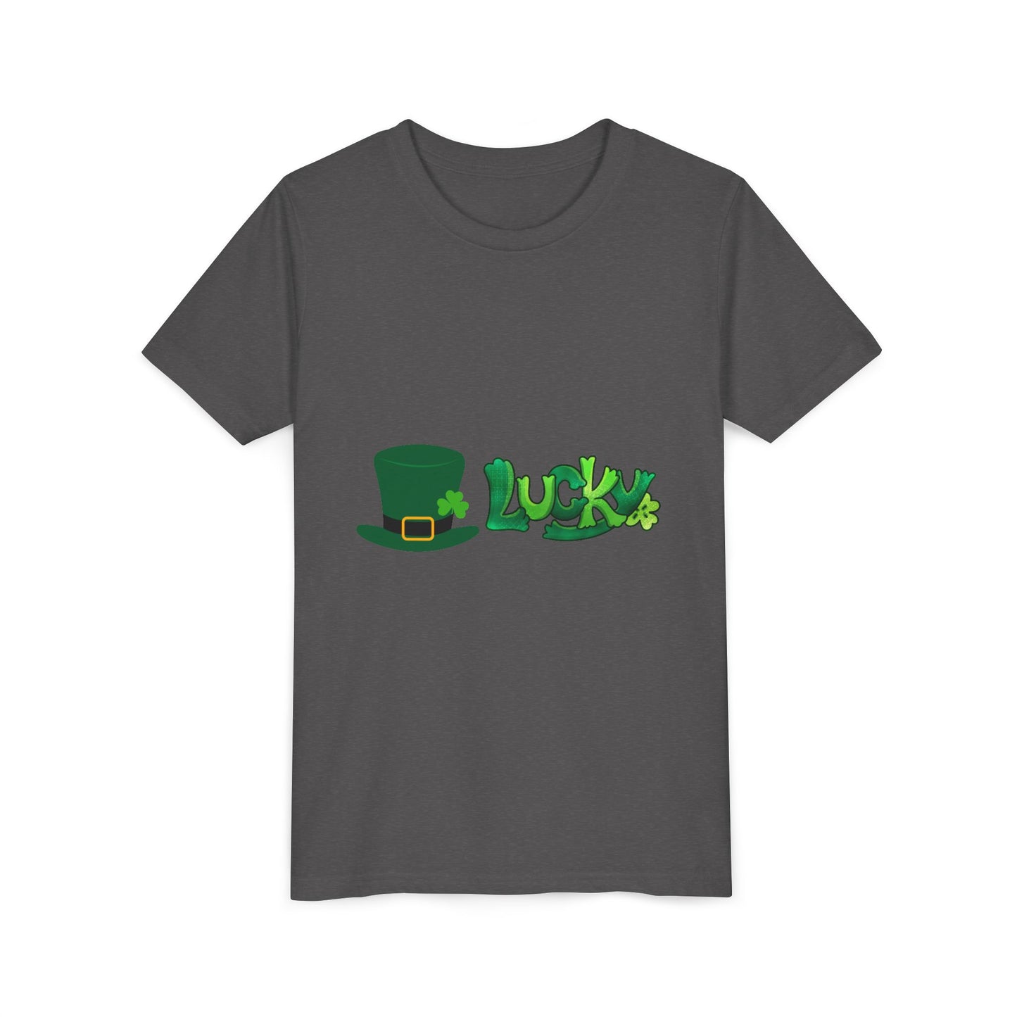 Lucky St. Patricks Day Shamrock Tee | Youth T-Shirt