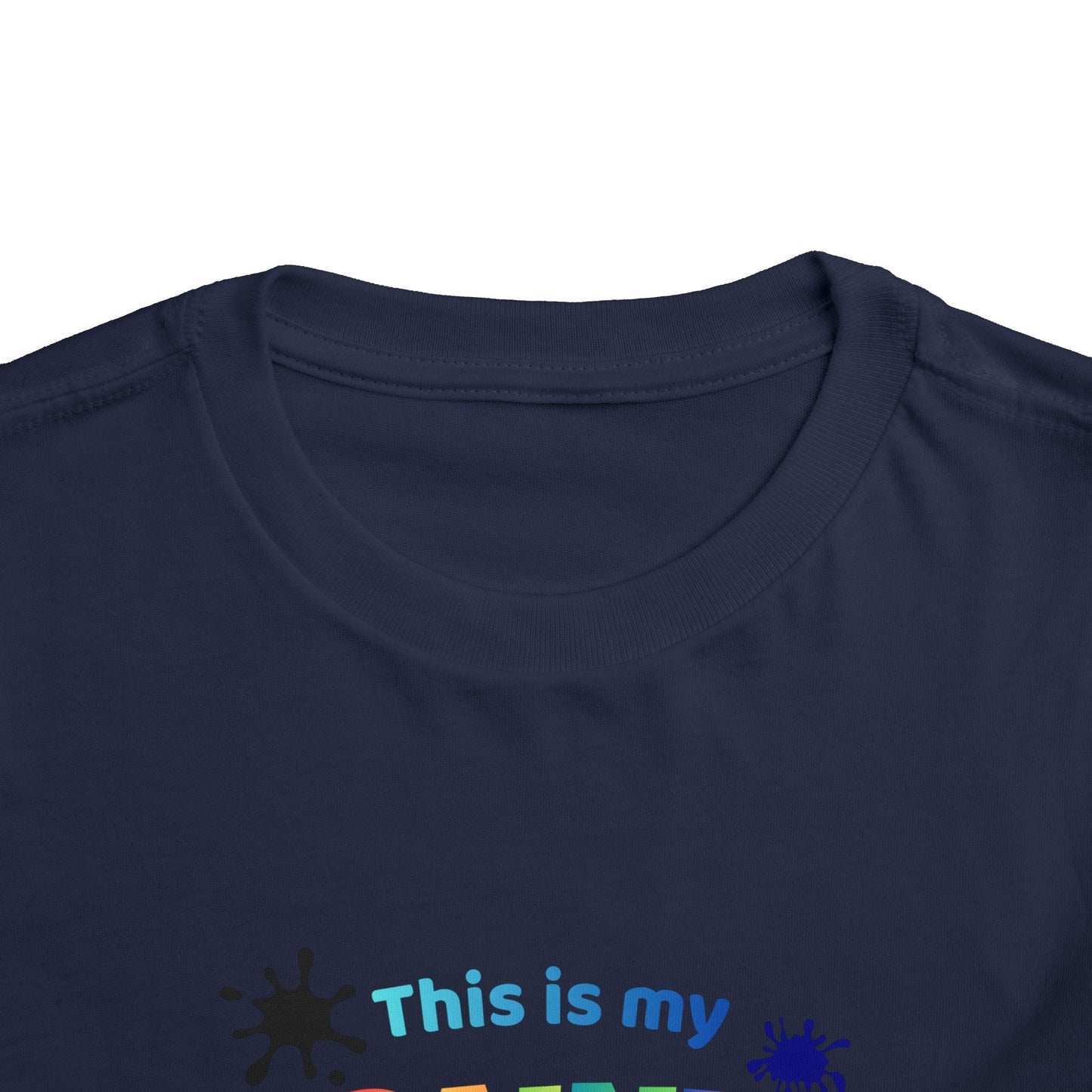 This Is My Paint Shirt Toddler Tee | Kids Painting Art Splash Shirt