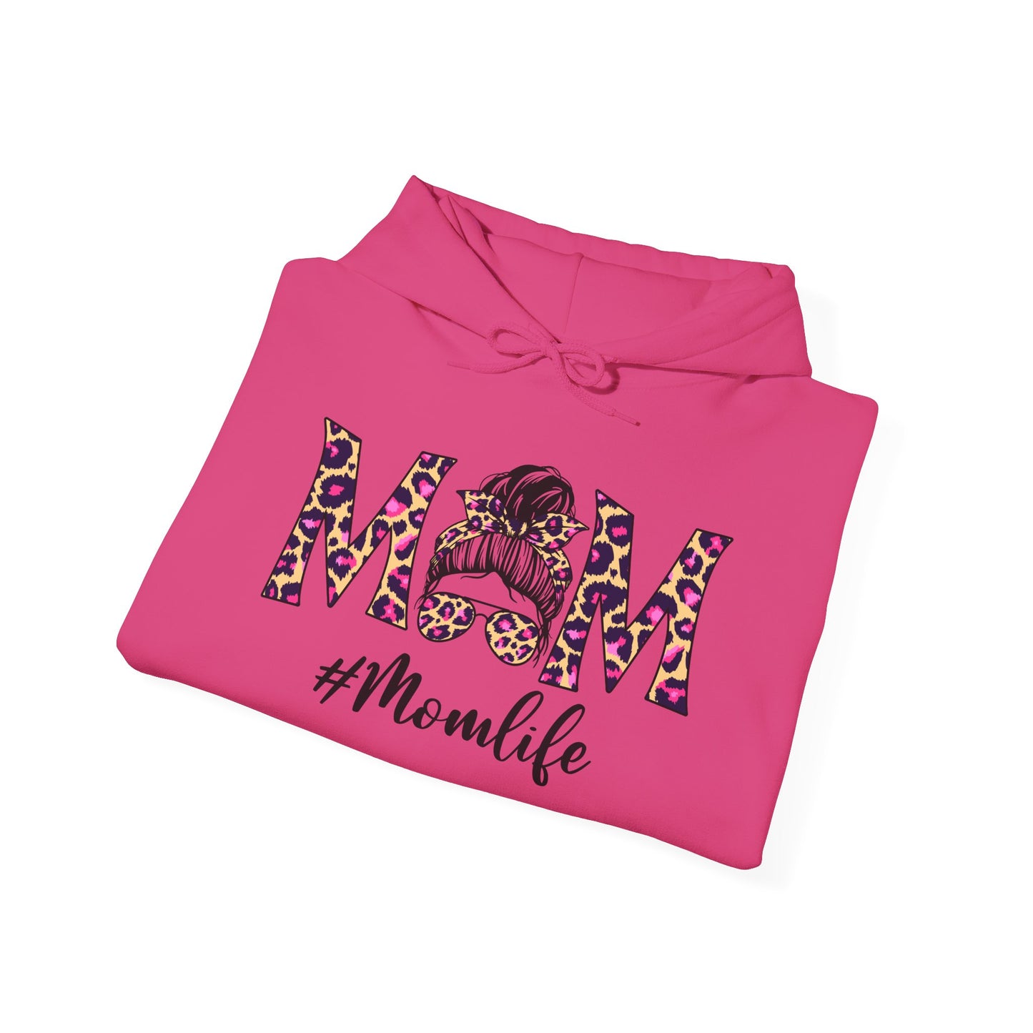 Leopard Print Mom Life Hoodie - Fierce & Fabulous | Mom Life Hoodie, Cozy Sweatshirt for Mothers, Unique Mothers Day Gift, Cute Mom Apparel