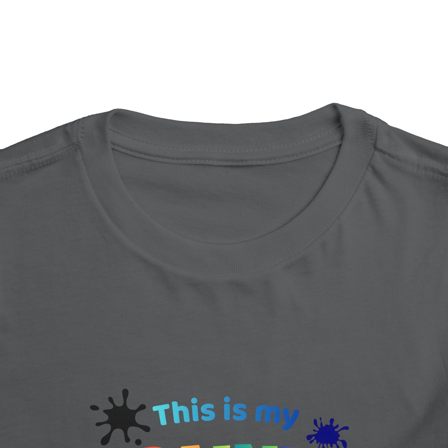 This Is My Paint Shirt Toddler Tee | Kids Painting Art Splash Shirt