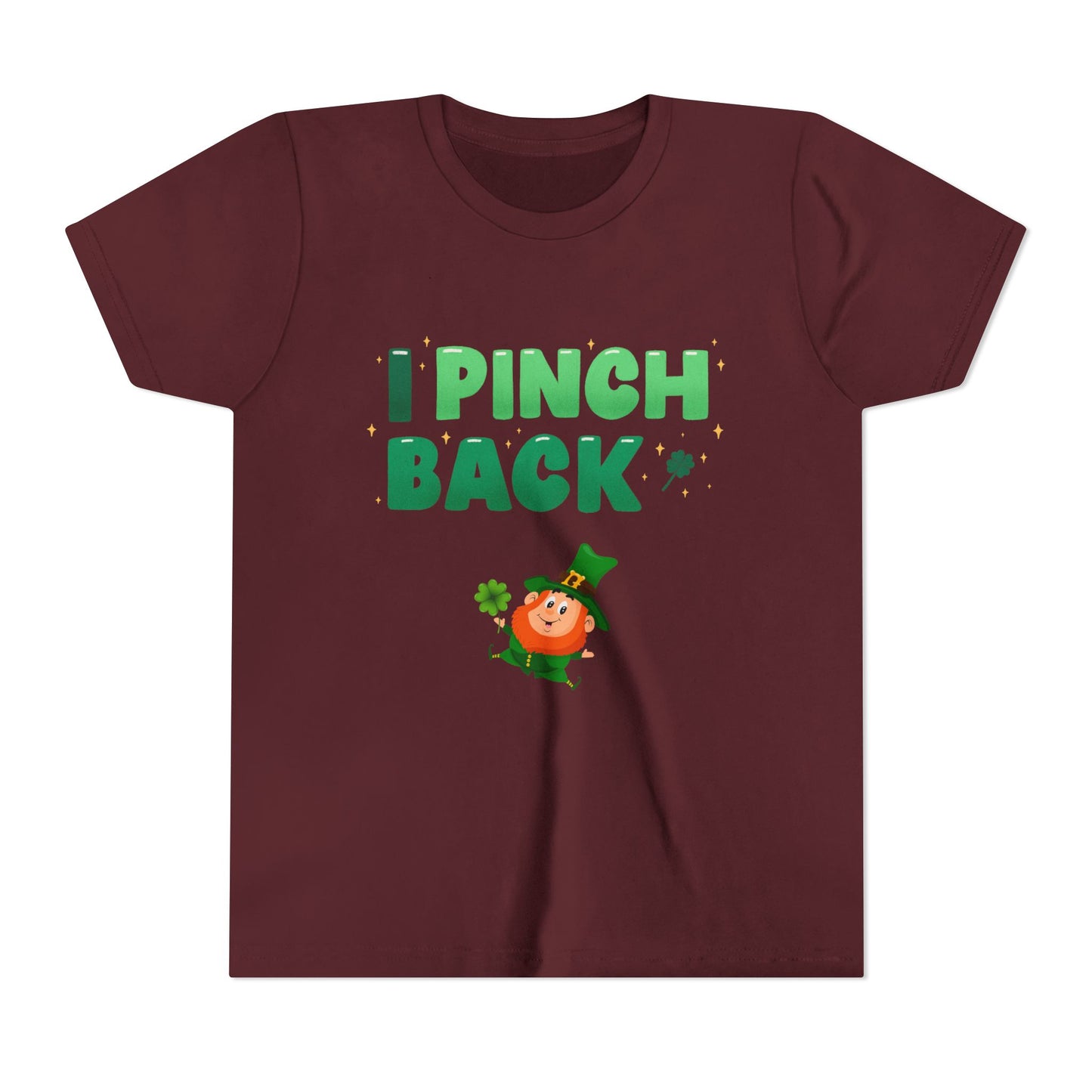 I Pinch Back Leprechaun Kids T-Shirt | St. Patrick's Day Shamrock Tee