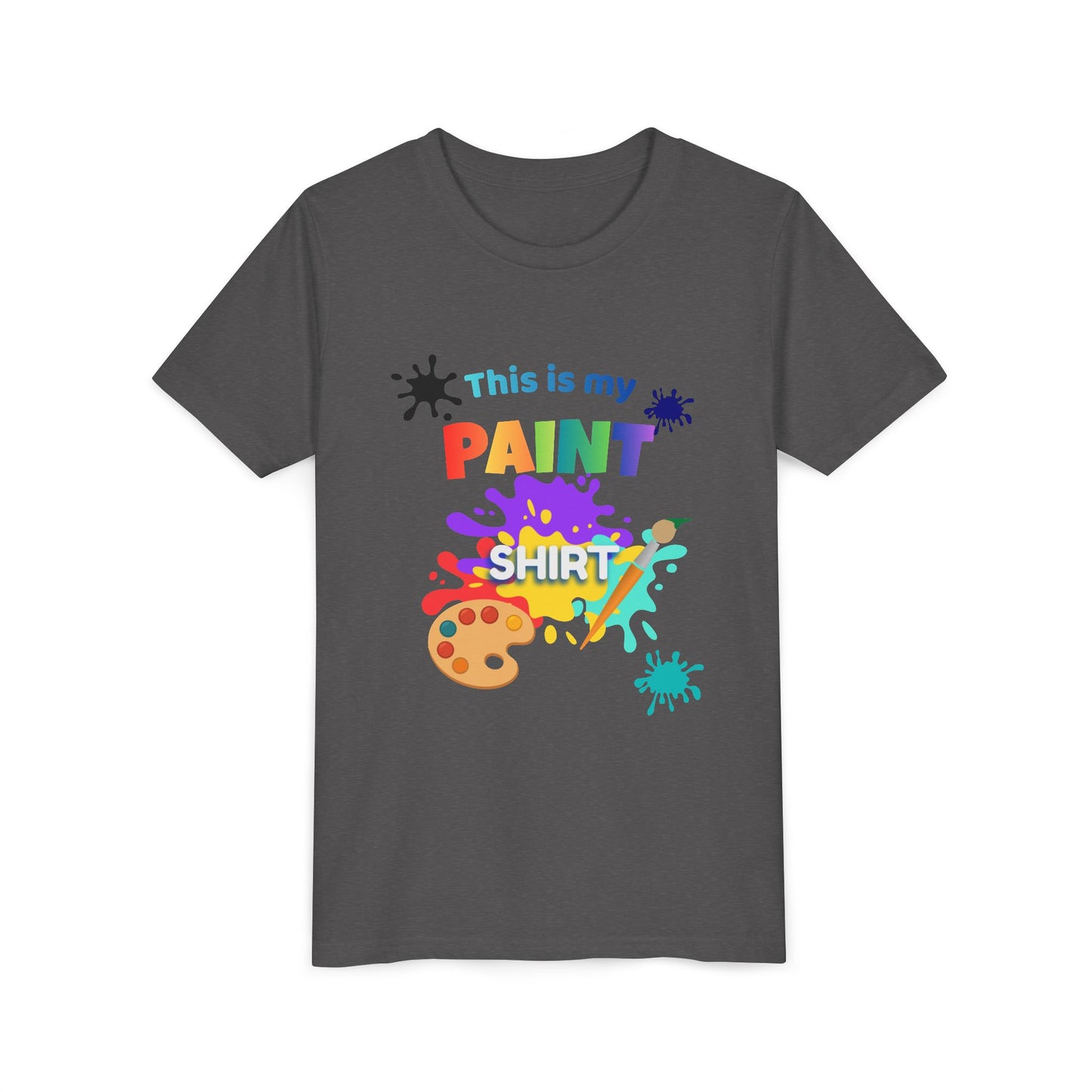 This Is My Paint Shirt Youth Tee SP | Kids Art Palette T-Shirt