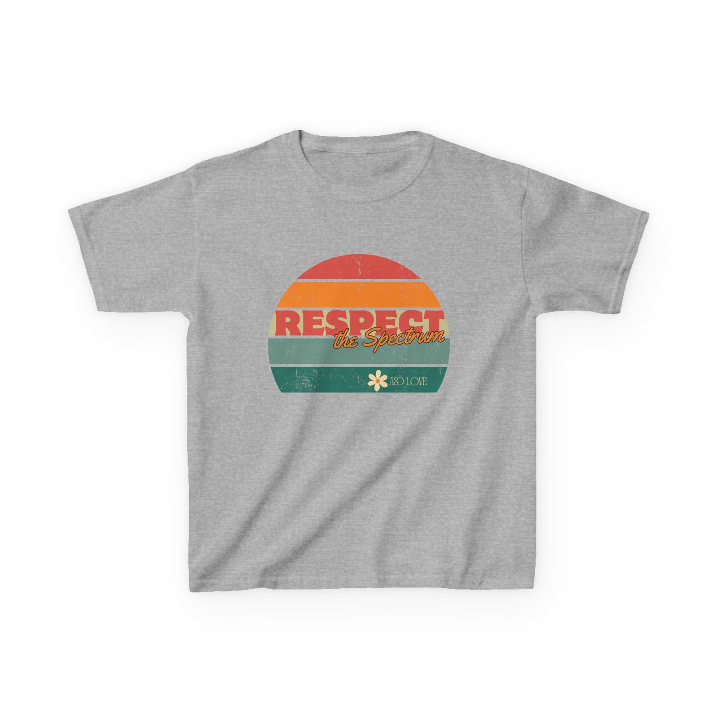 Respect the Spectrum - Rainbow Autism Awarness Kids Tee