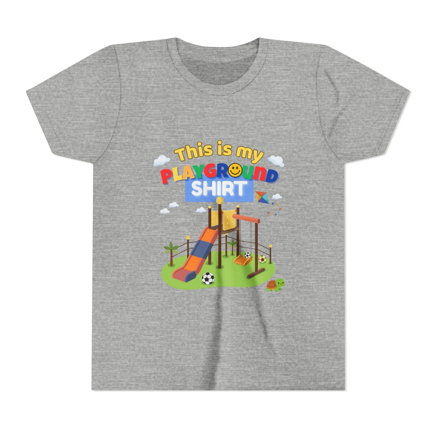 This Is My Playground Shirt Youth Tee | Playground Slide Graphic Shirt