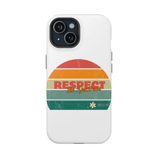 Vintage Rainbow: Respect the Spectrum - ASD Awareness Phone Case