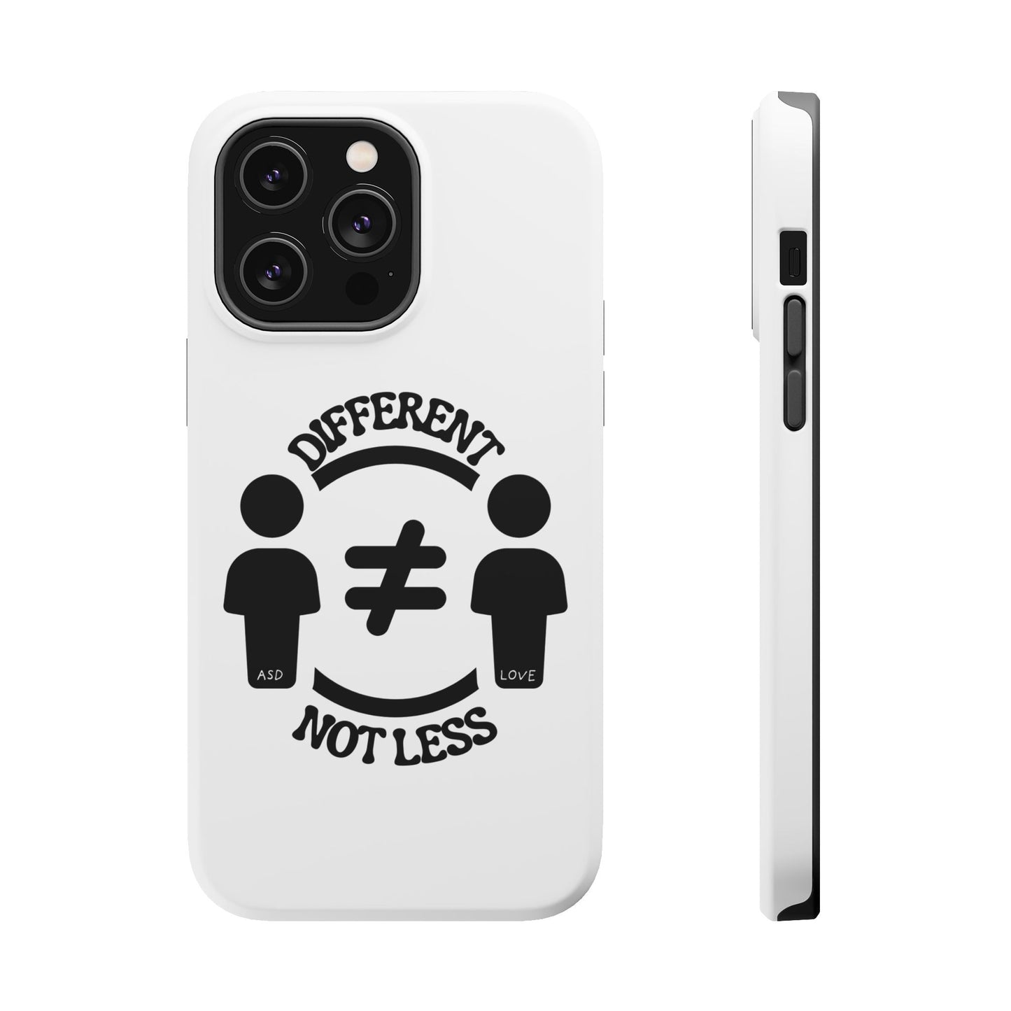 Silhouette Harmony: Different, Not Less - ASD Awareness Phone Case
