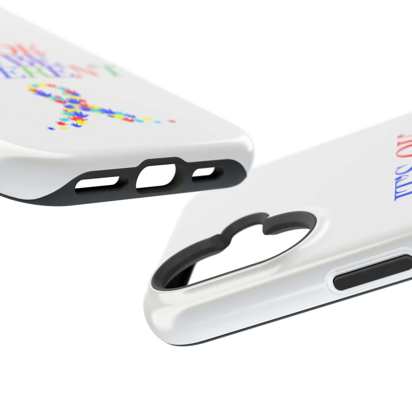 Autism Support Ribbon: It's Okay to Be Different - ASD Awareness Phone Case