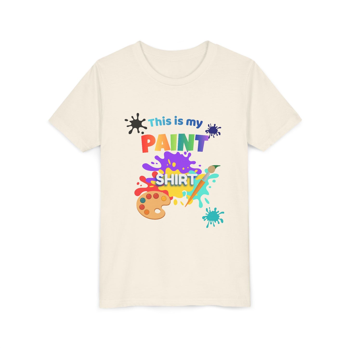 This Is My Paint Shirt Youth Tee SP | Kids Art Palette T-Shirt