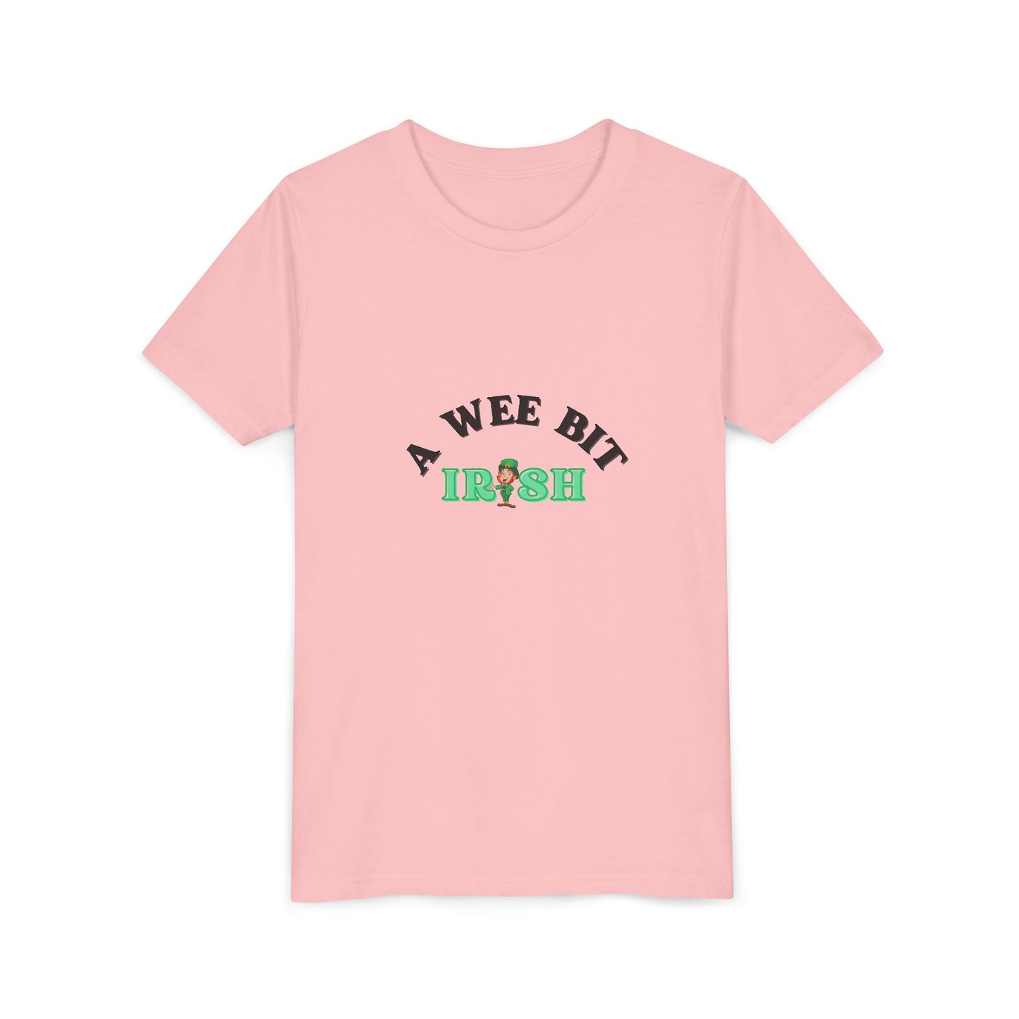 A Wee Bit Irish Youth Tee | St. Patrick's Day Shamrock Kids Shirt
