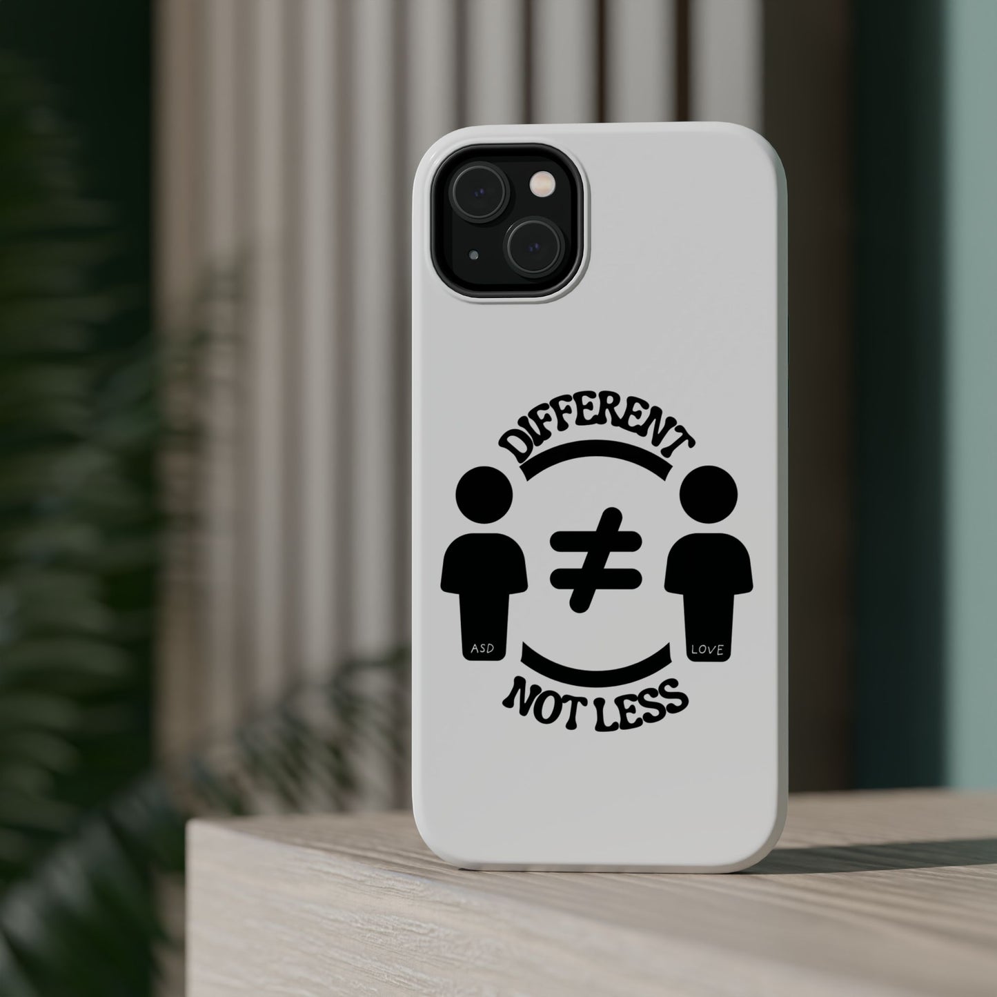 Silhouette Harmony: Different, Not Less - ASD Awareness Phone Case