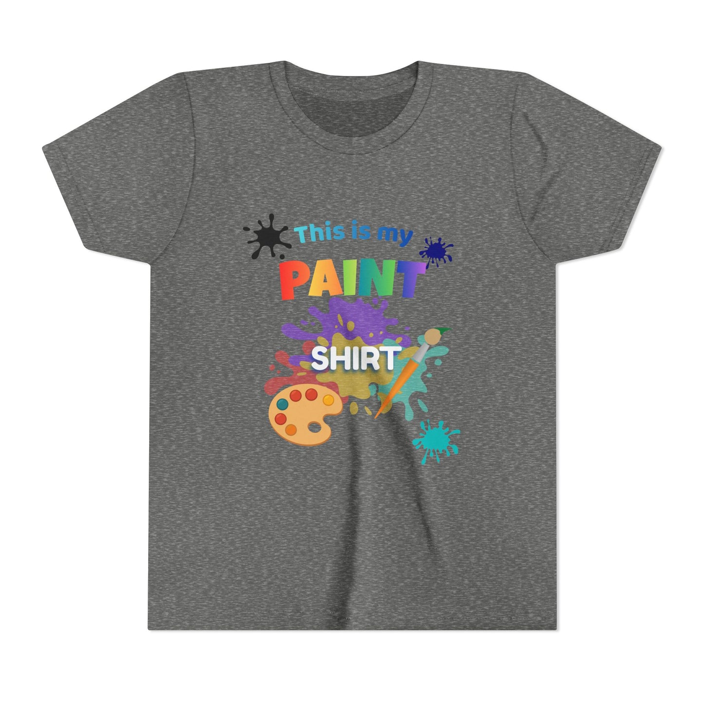 This Is My Paint Shirt Youth Tee SP | Kids Art Palette T-Shirt