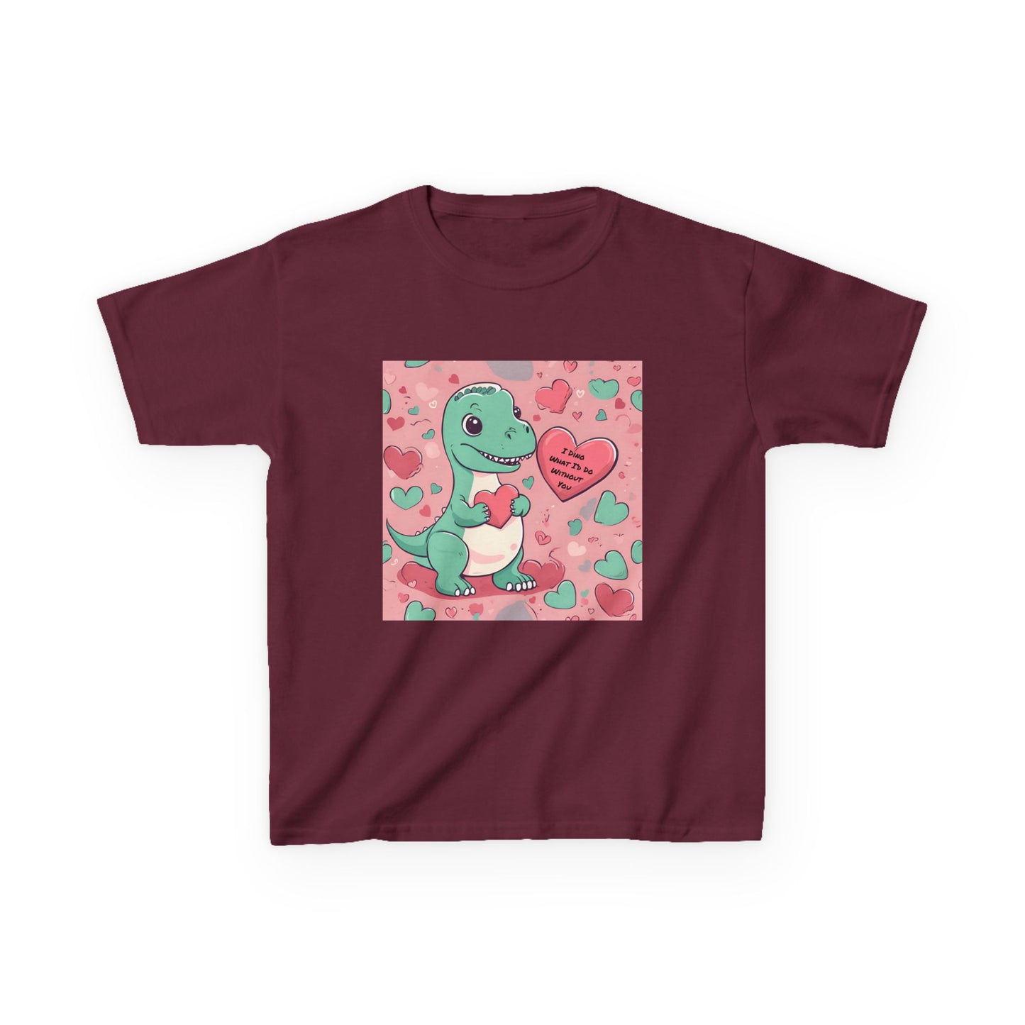 I Dino What I'd Do Without You - Baby Dino Valentine's Kids tee