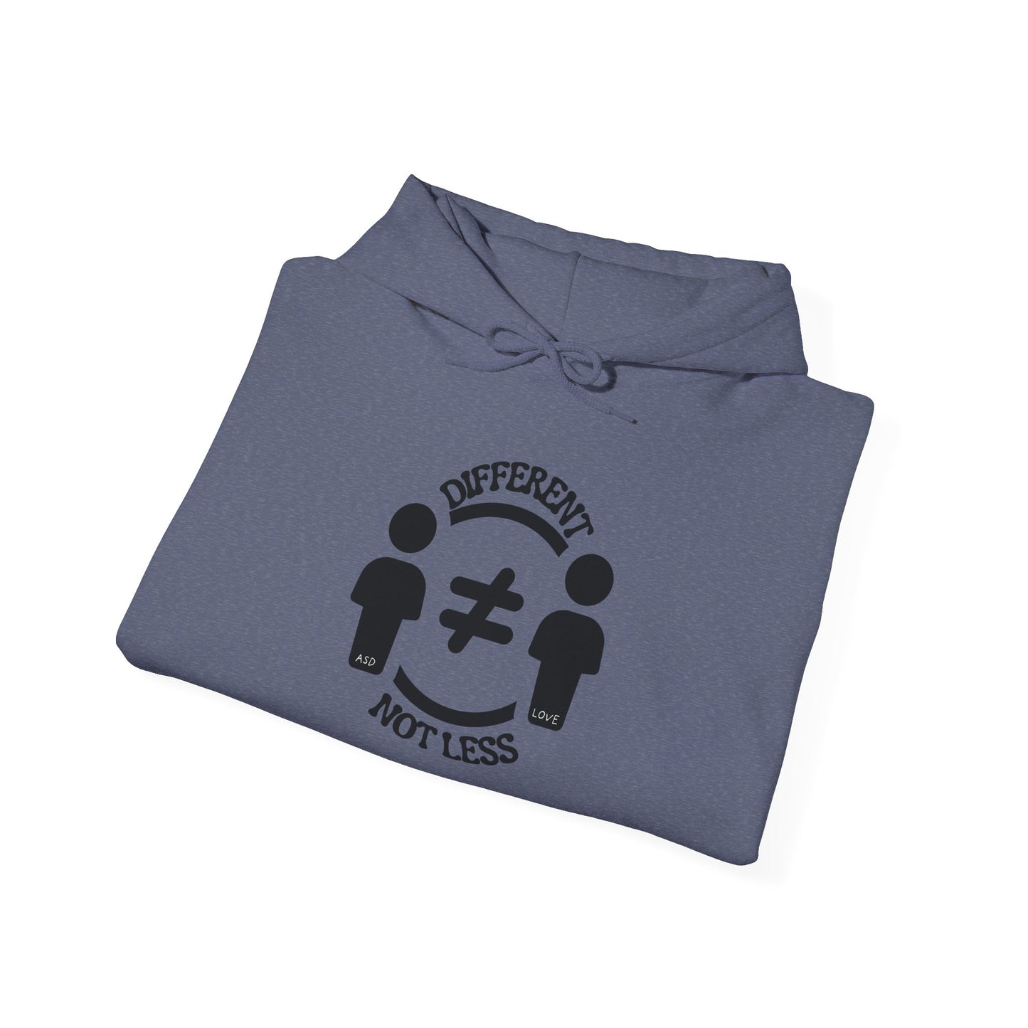 Different Not Less | Hoodie | Autism Awareness | Diversity and Inclusivity