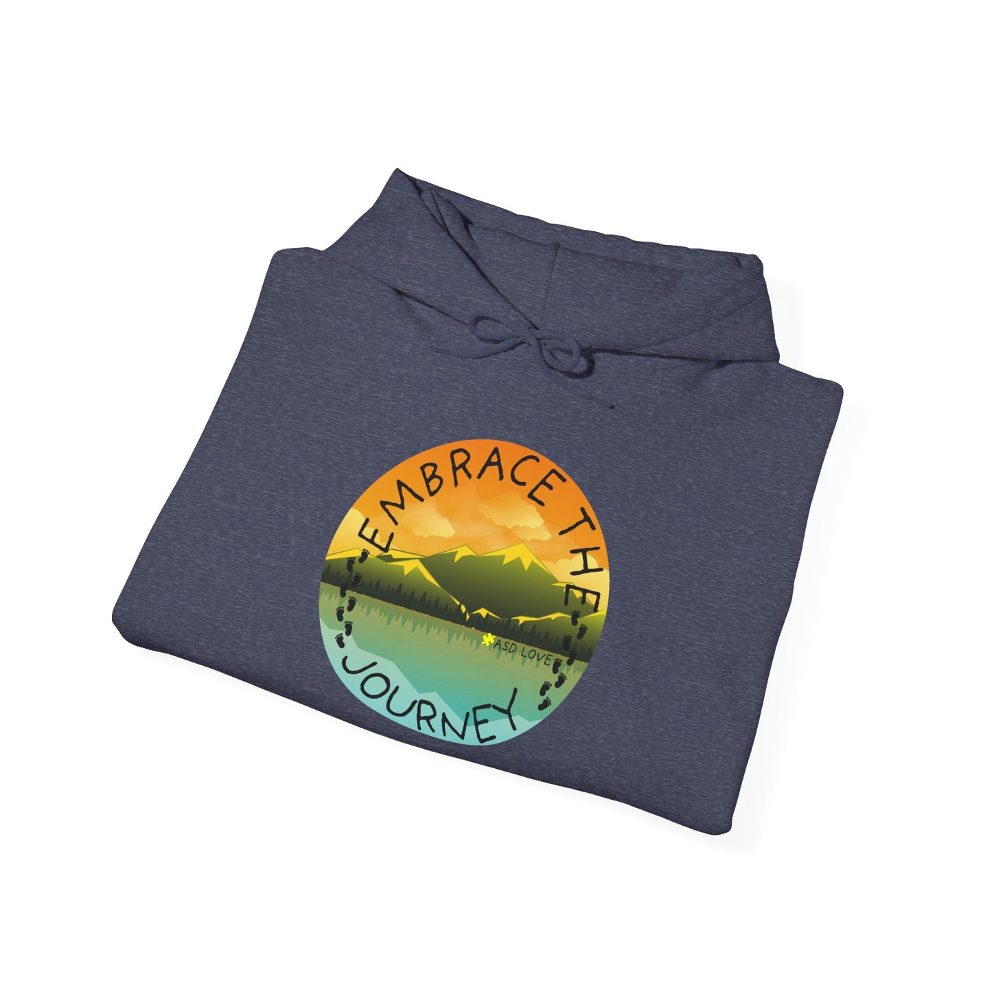 Embrace the Journey | Hoodie | Autism Awareness | Diversity and Inclusivity