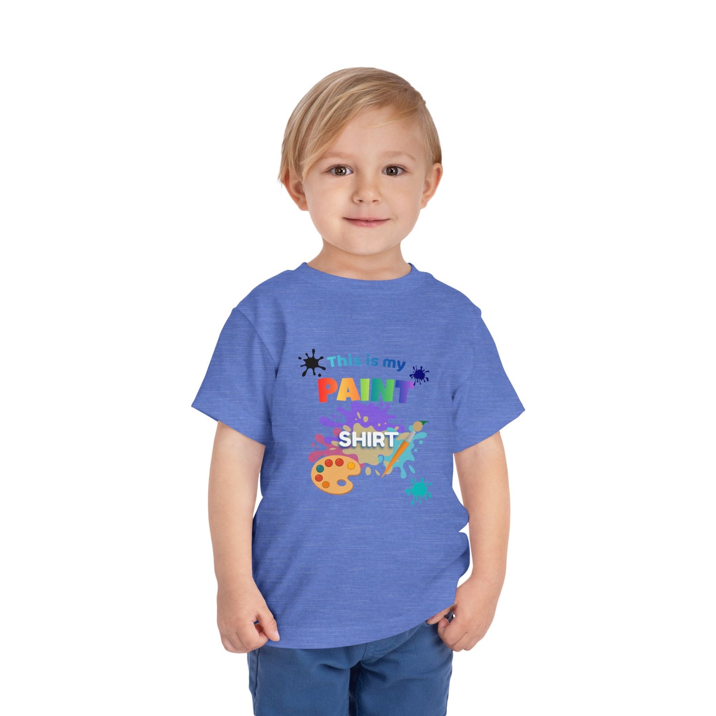 This Is My Paint Shirt Toddler Tee | Kids Painting Art Splash Shirt