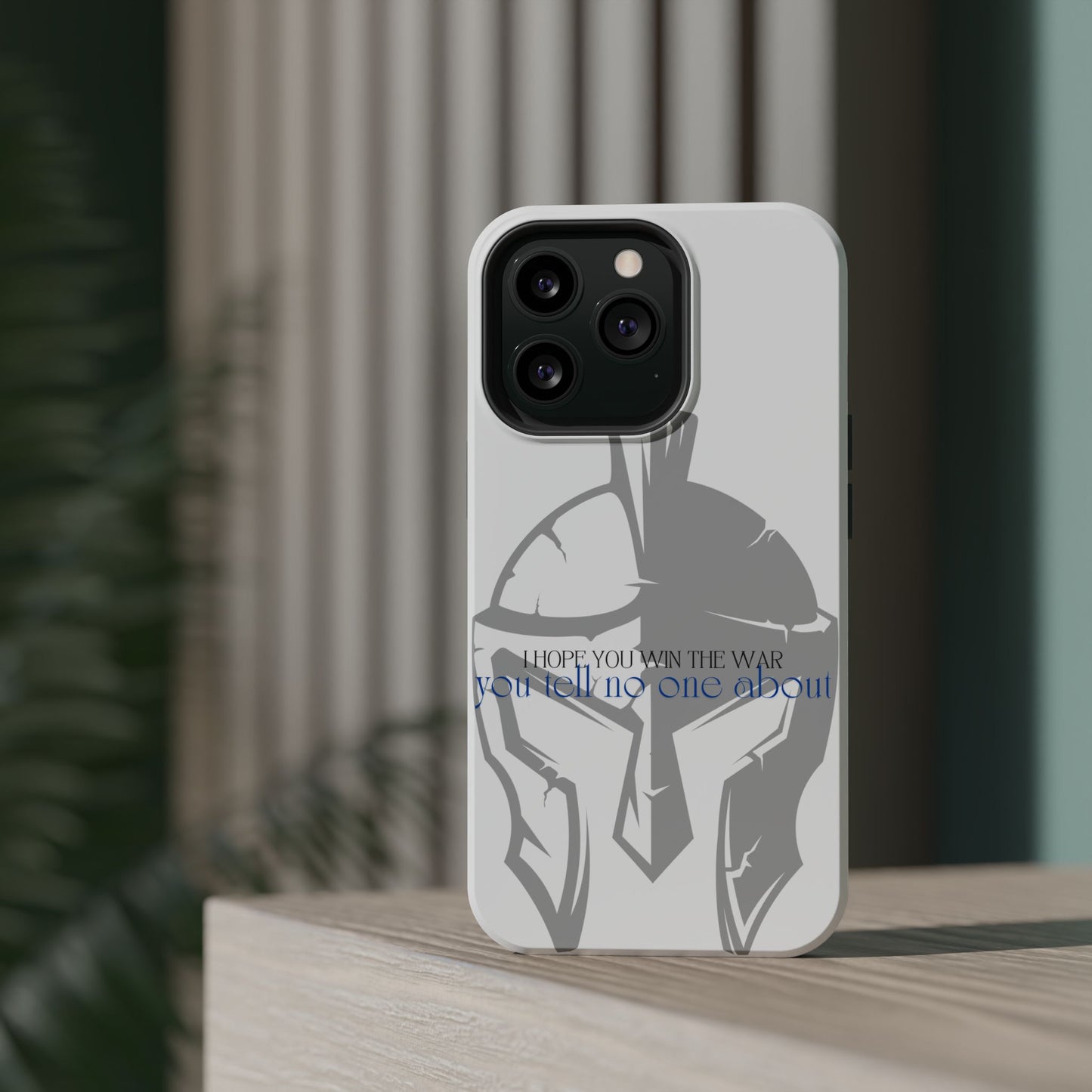 Spartan Strength: Win the War You Tell No One About - Mental Health Awareness Phone Case