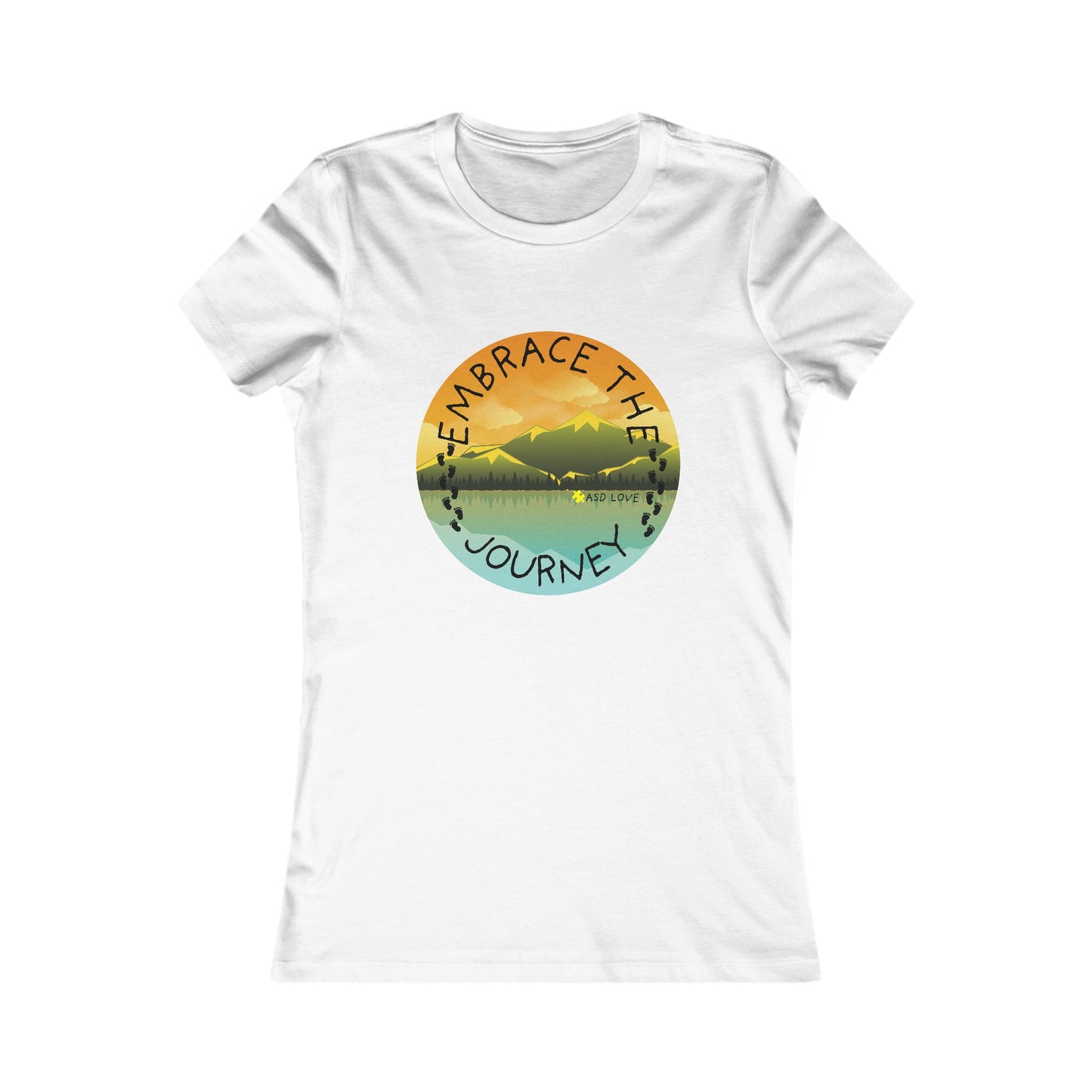 Embrace the Journey | Women's Favorite Tee | Autism Awareness | Diversity and Inclusivity