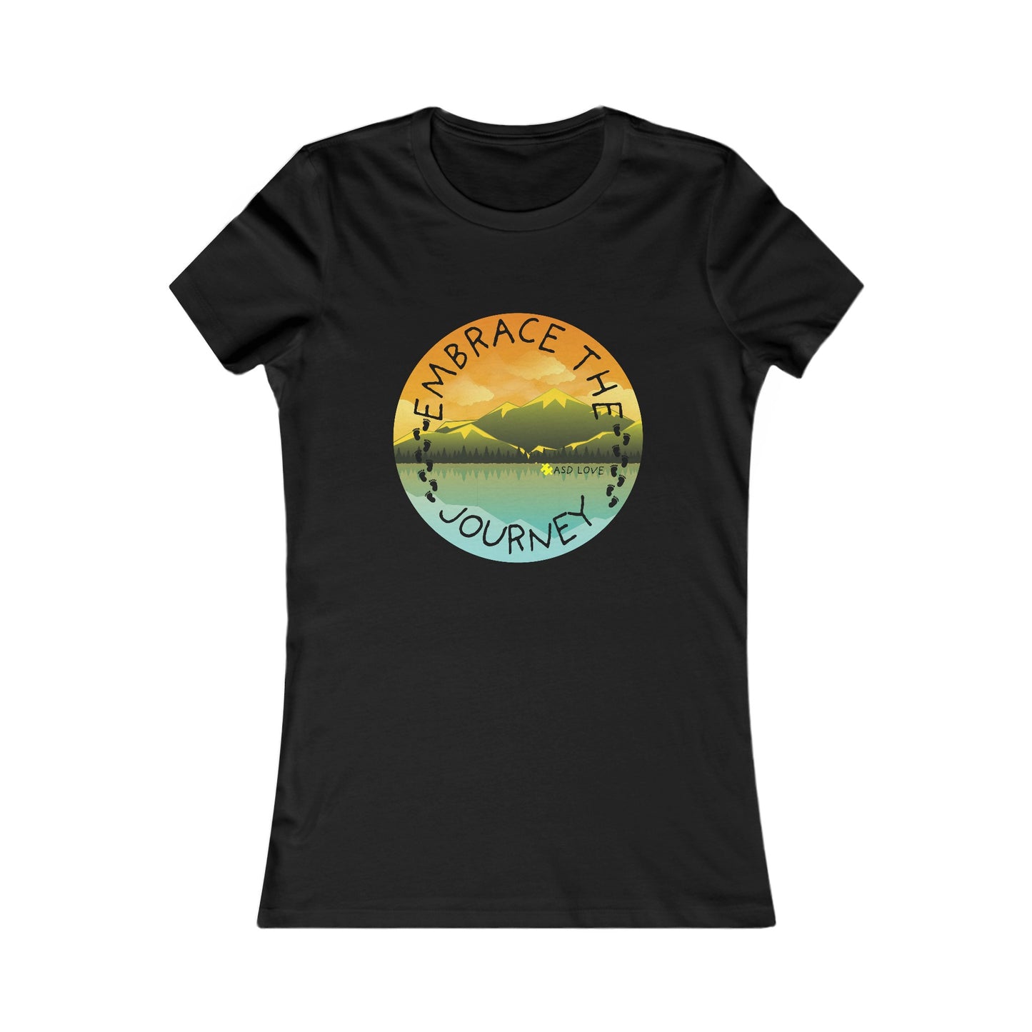 Embrace the Journey | Women's Favorite Tee | Autism Awareness | Diversity and Inclusivity