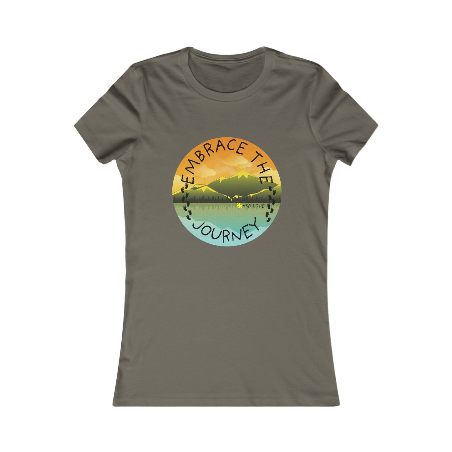 Embrace the Journey | Women's Favorite Tee | Autism Awareness | Diversity and Inclusivity