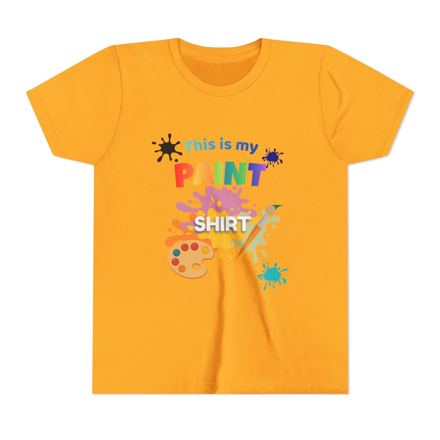 This Is My Paint Shirt Youth Tee SP | Kids Art Palette T-Shirt