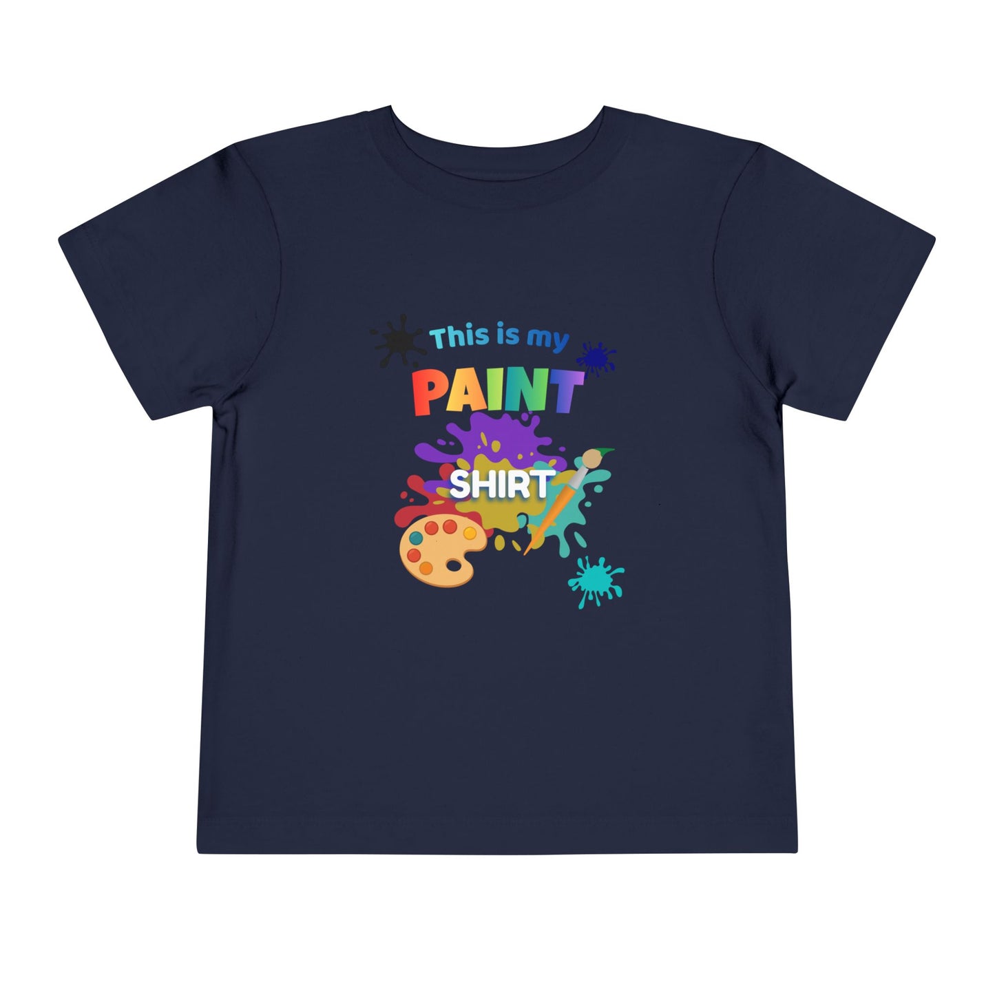 This Is My Paint Shirt Toddler Tee | Kids Painting Art Splash Shirt