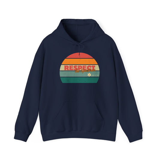 Respect the Spectrum | Hooded Sweatshirt | Autism Awareness | Diversity and Inclusivity