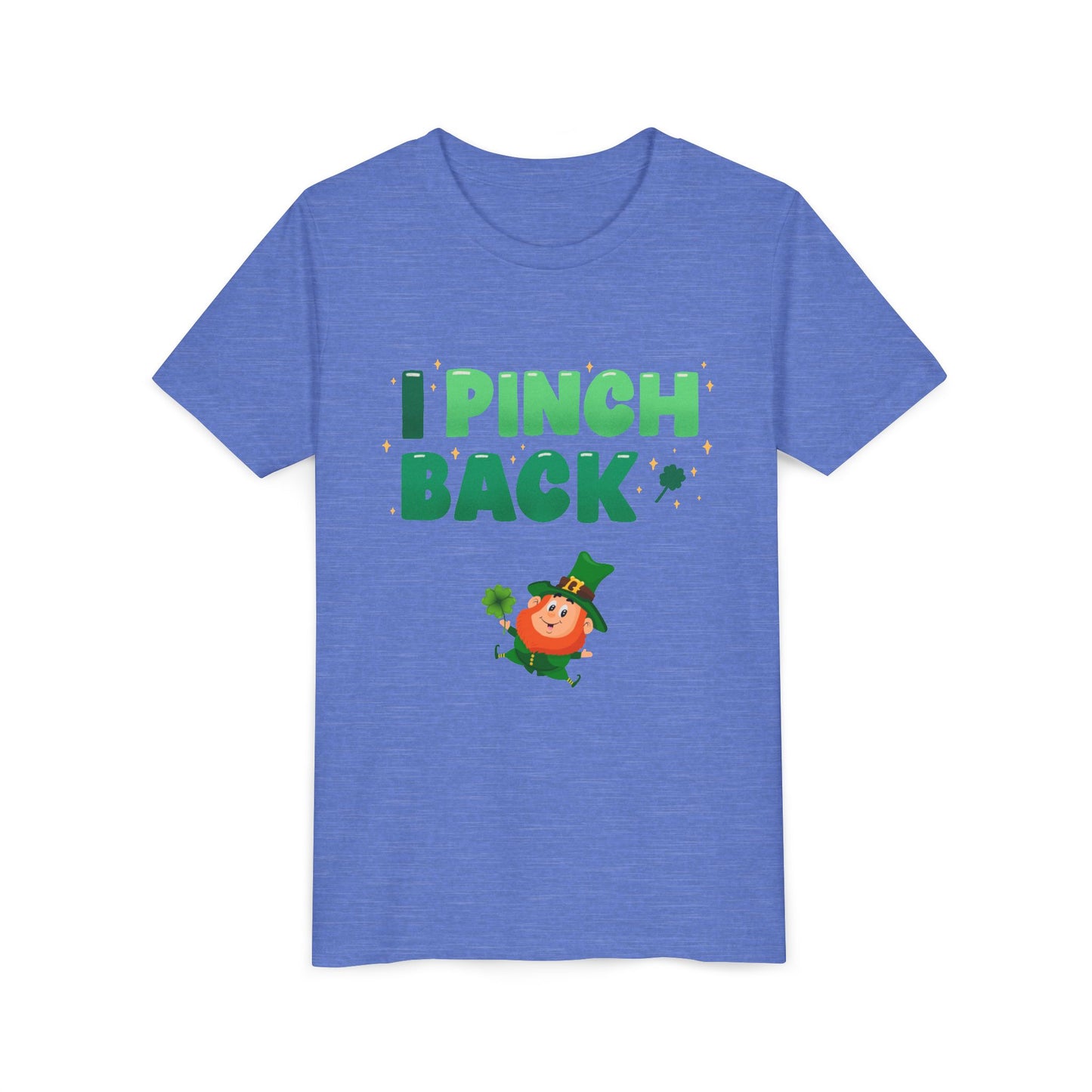 I Pinch Back Leprechaun Kids T-Shirt | St. Patrick's Day Shamrock Tee