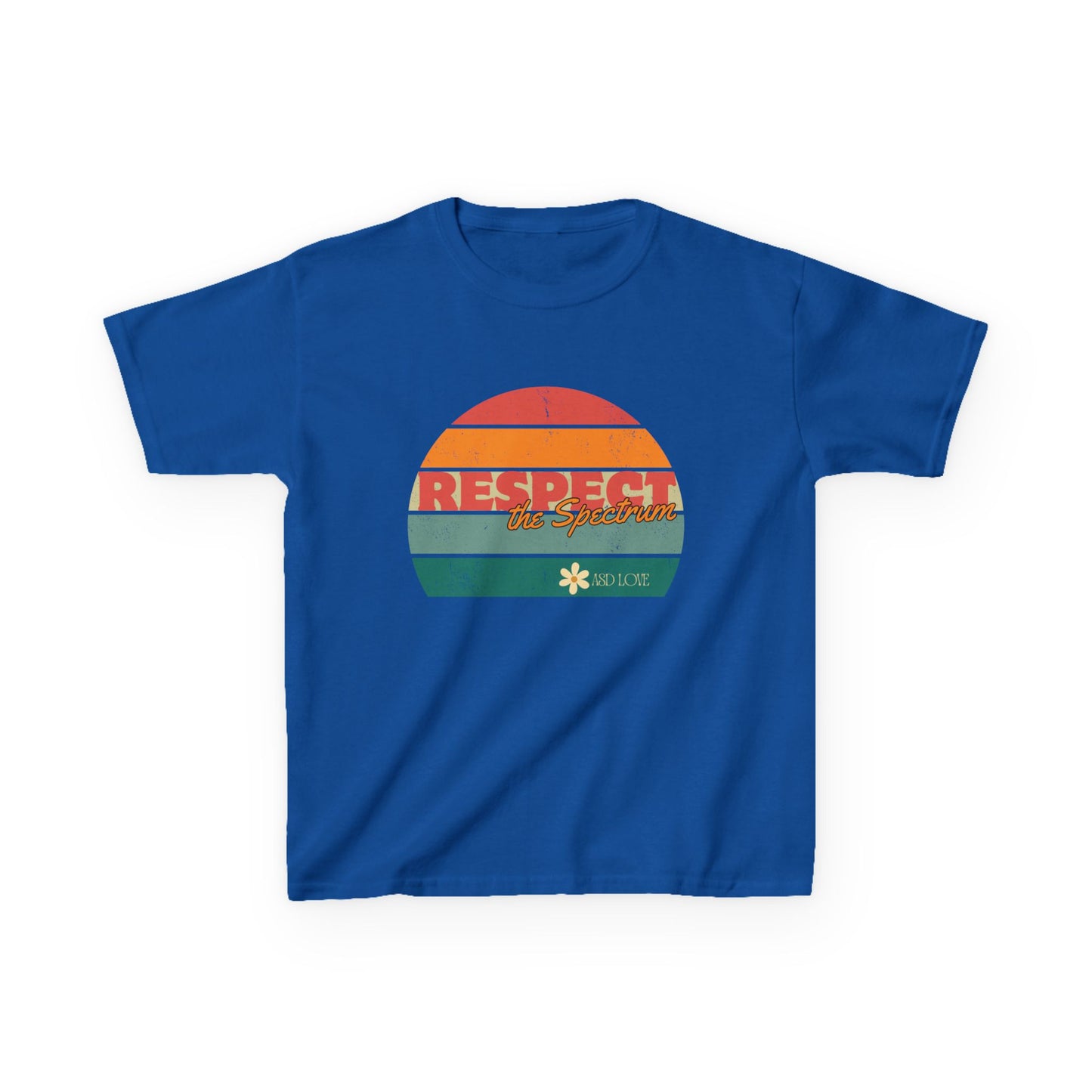Respect the Spectrum - Rainbow Autism Awarness Kids Tee