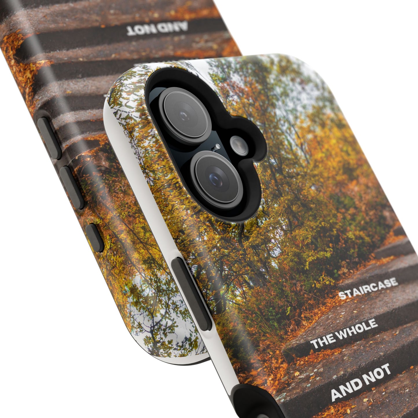 Autumn Steps: Focus on the Journey - Positive Reminder Phone Case