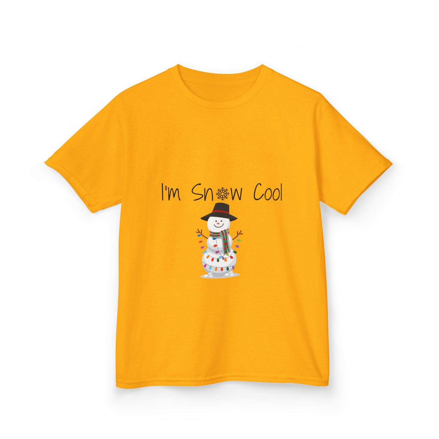 I'm Snow Cool Kids Tee - Fun Holiday Snowman Shirt for Boys and Girls