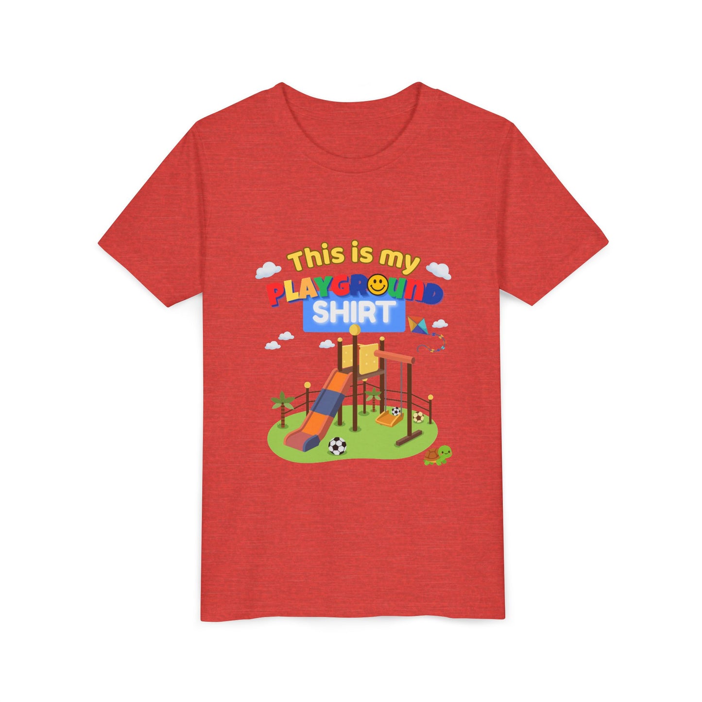 This Is My Playground Shirt Youth Tee | Playground Slide Graphic Shirt