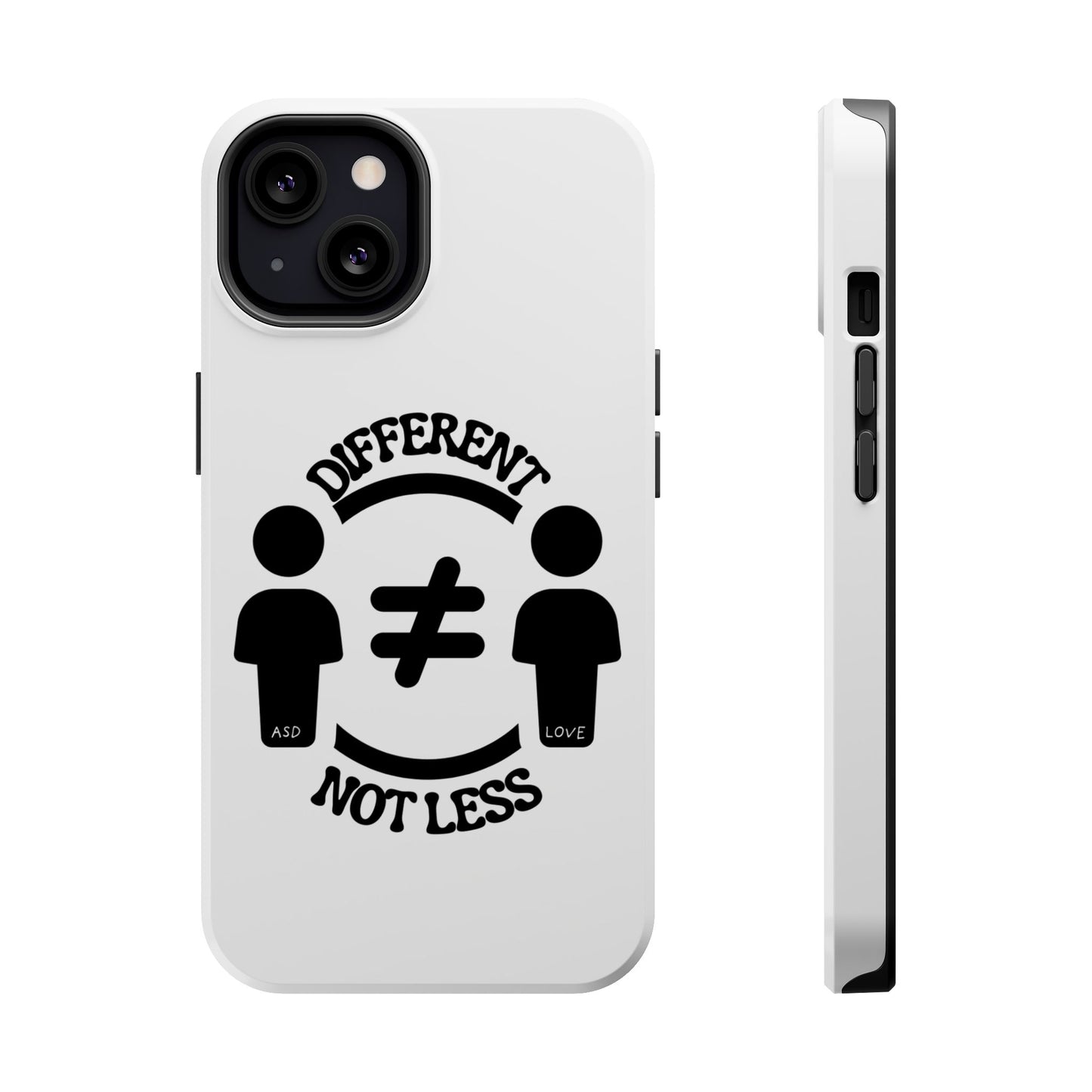 Silhouette Harmony: Different, Not Less - ASD Awareness Phone Case