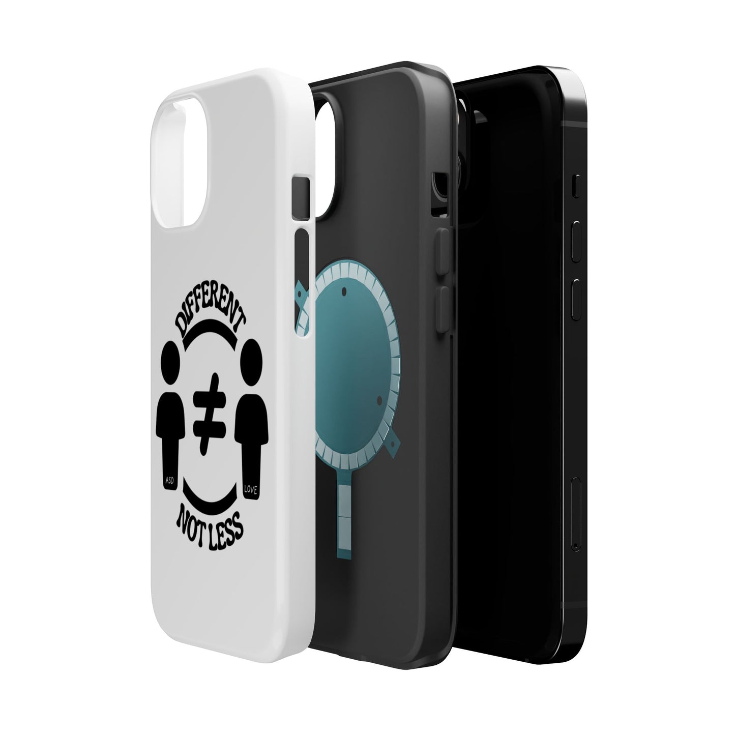 Silhouette Harmony: Different, Not Less - ASD Awareness Phone Case