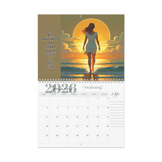 Her Return to Herself - A 2026 Calendar for Healing, Growth and Self-Discovery