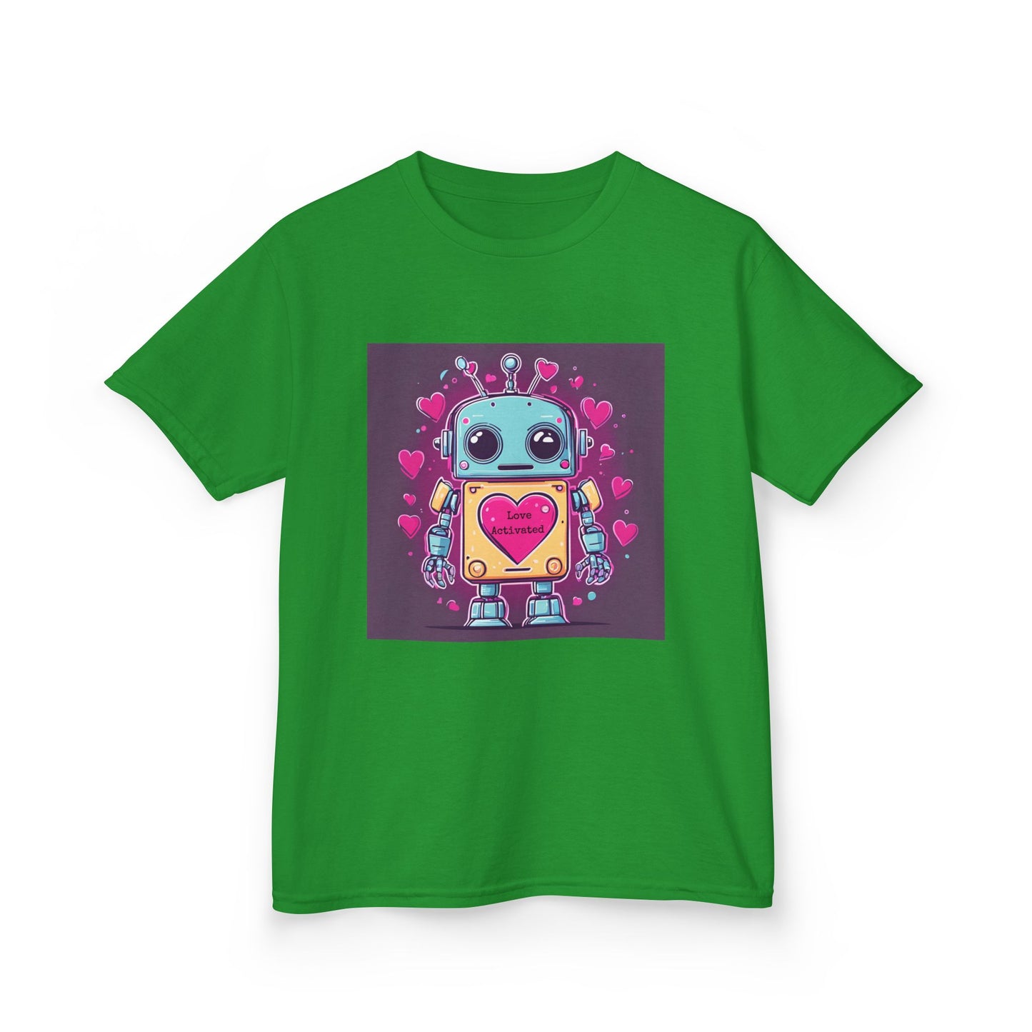 Love Activated - Robot Valentine's Kids' Tee