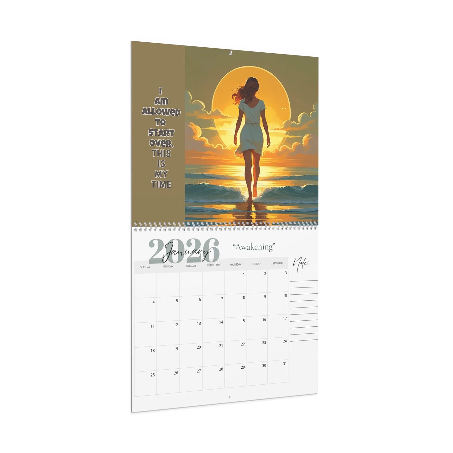 Her Return to Herself - A 2026 Calendar for Healing, Growth and Self-Discovery