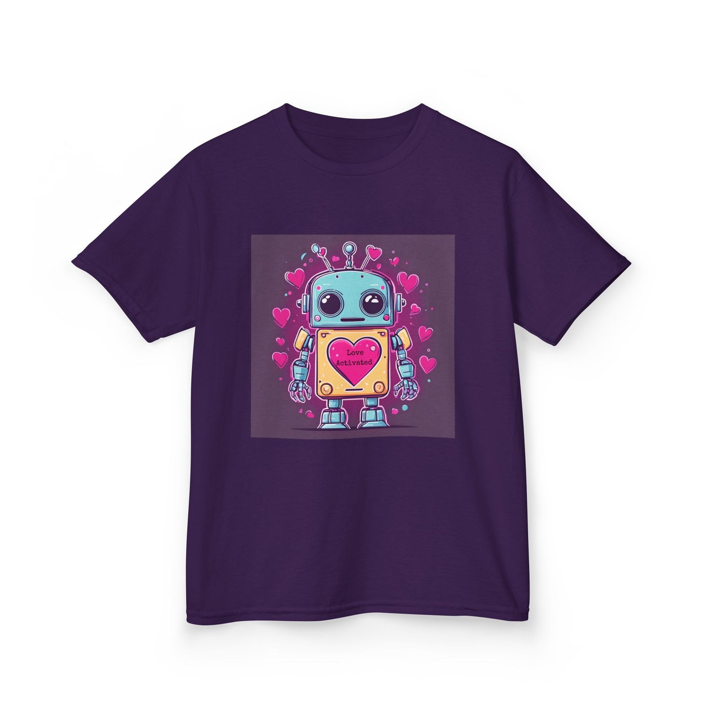 Love Activated - Robot Valentine's Kids' Tee