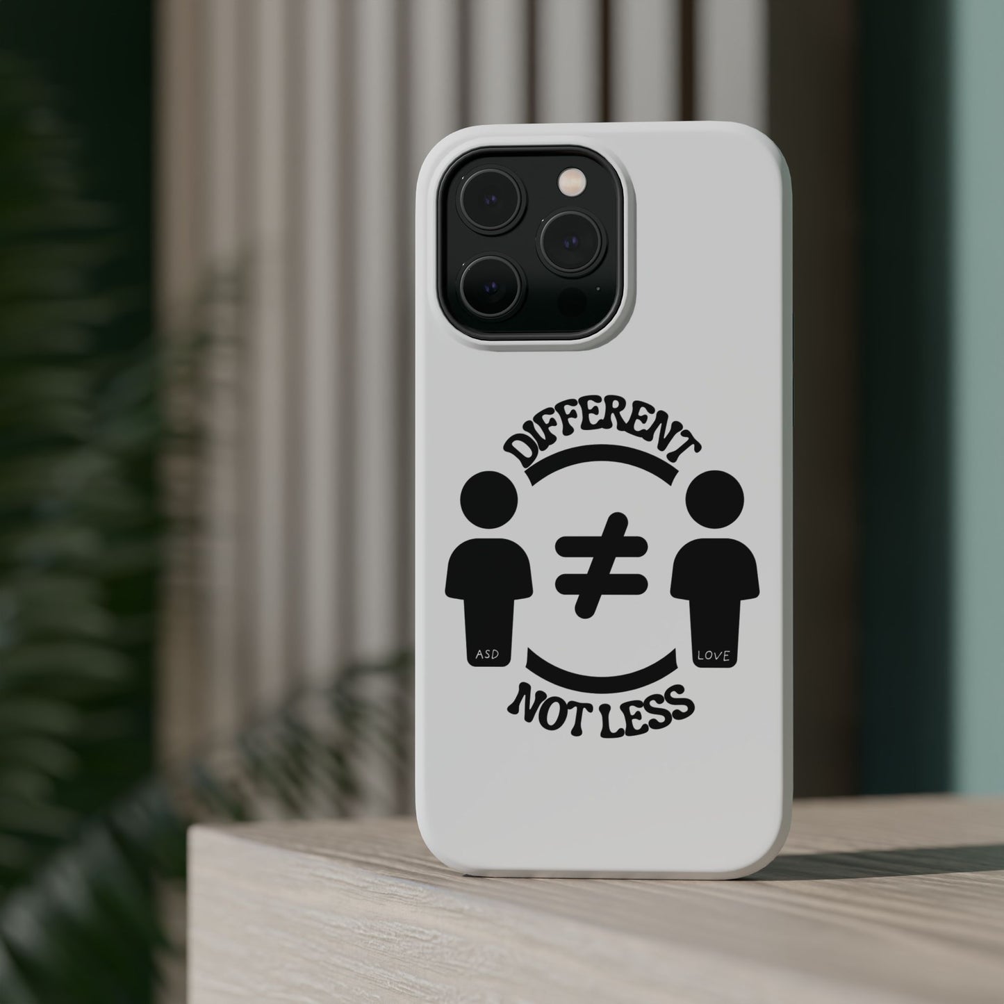 Silhouette Harmony: Different, Not Less - ASD Awareness Phone Case