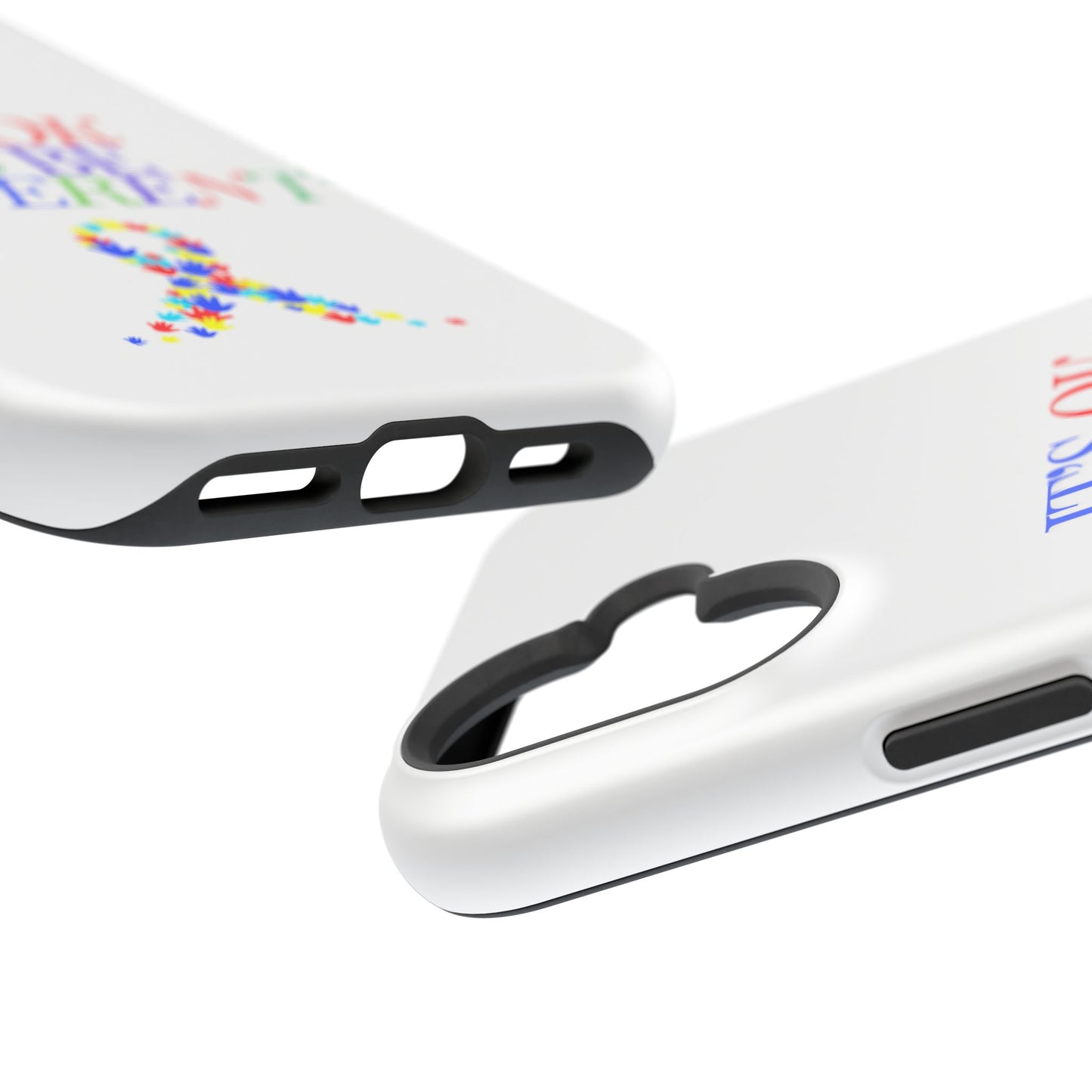 Autism Support Ribbon: It's Okay to Be Different - ASD Awareness Phone Case