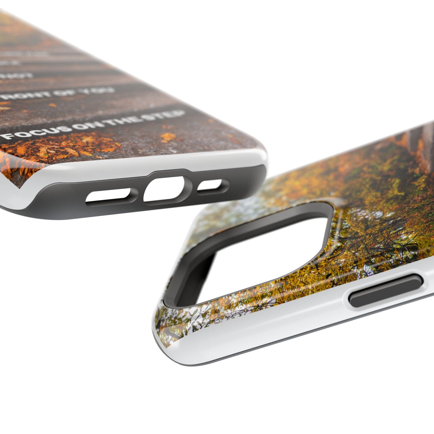 Autumn Steps: Focus on the Journey - Positive Reminder Phone Case